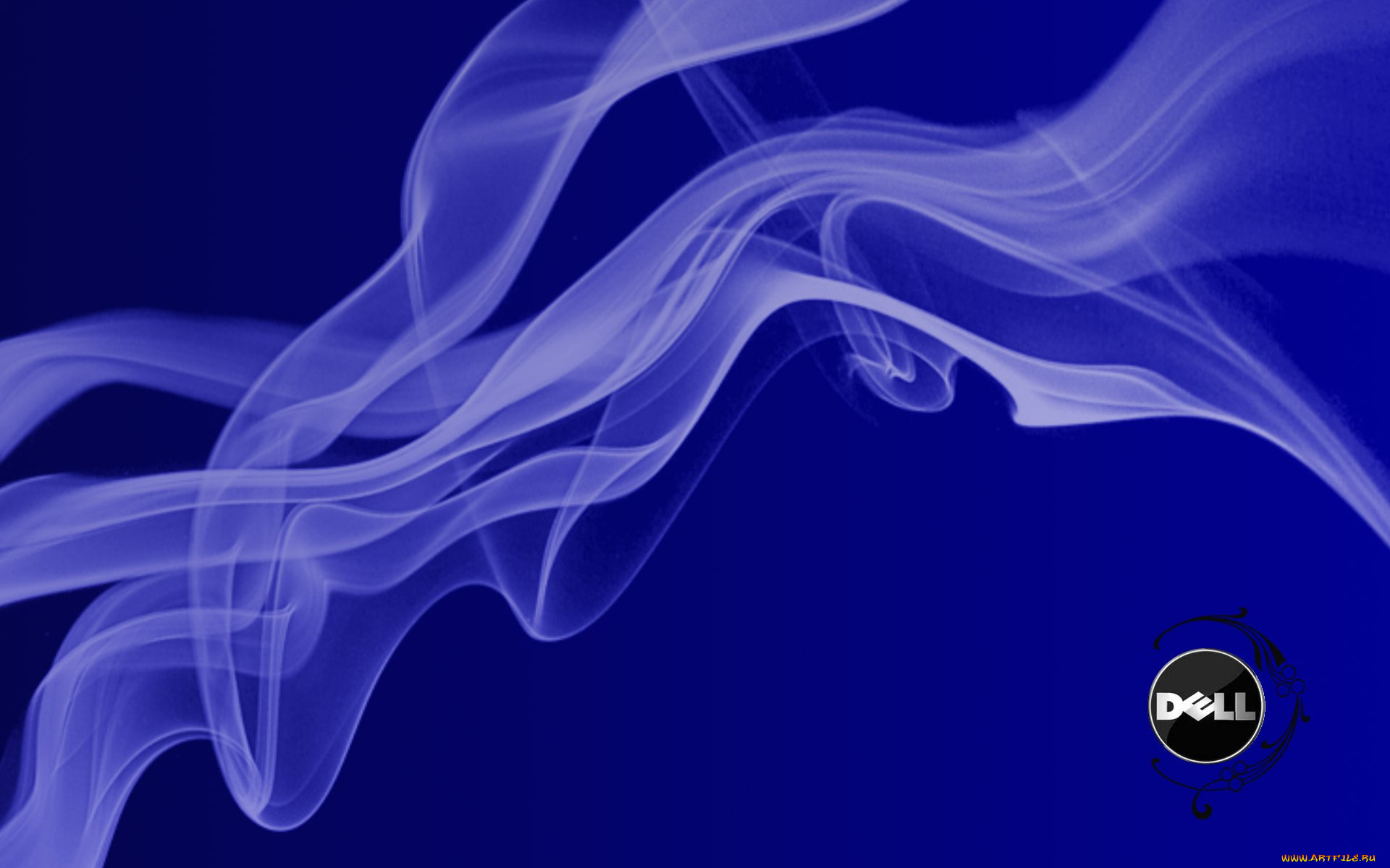 компьютеры, dell, фон, логотип
