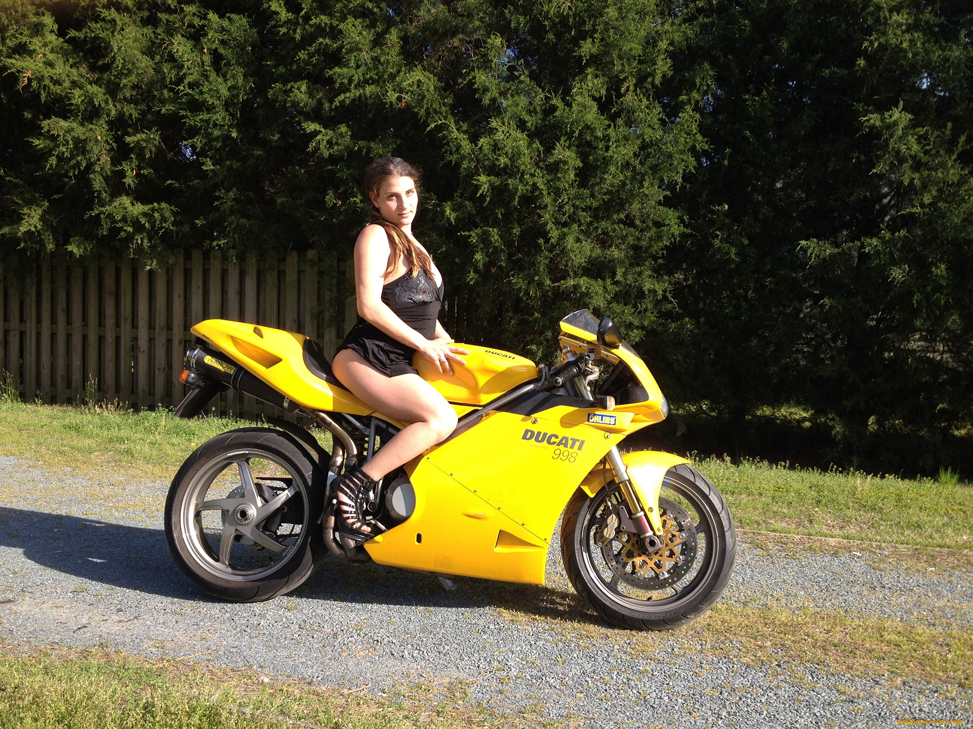 мотоциклы, мото, с, девушкой, девушки