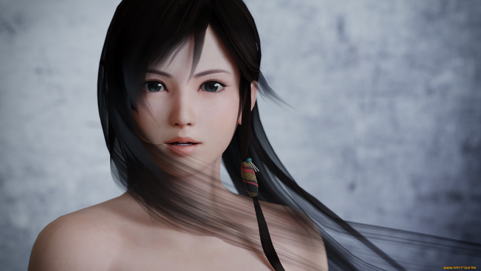 3д, графика, портрет, , portraits, фон, взгляд, девушка