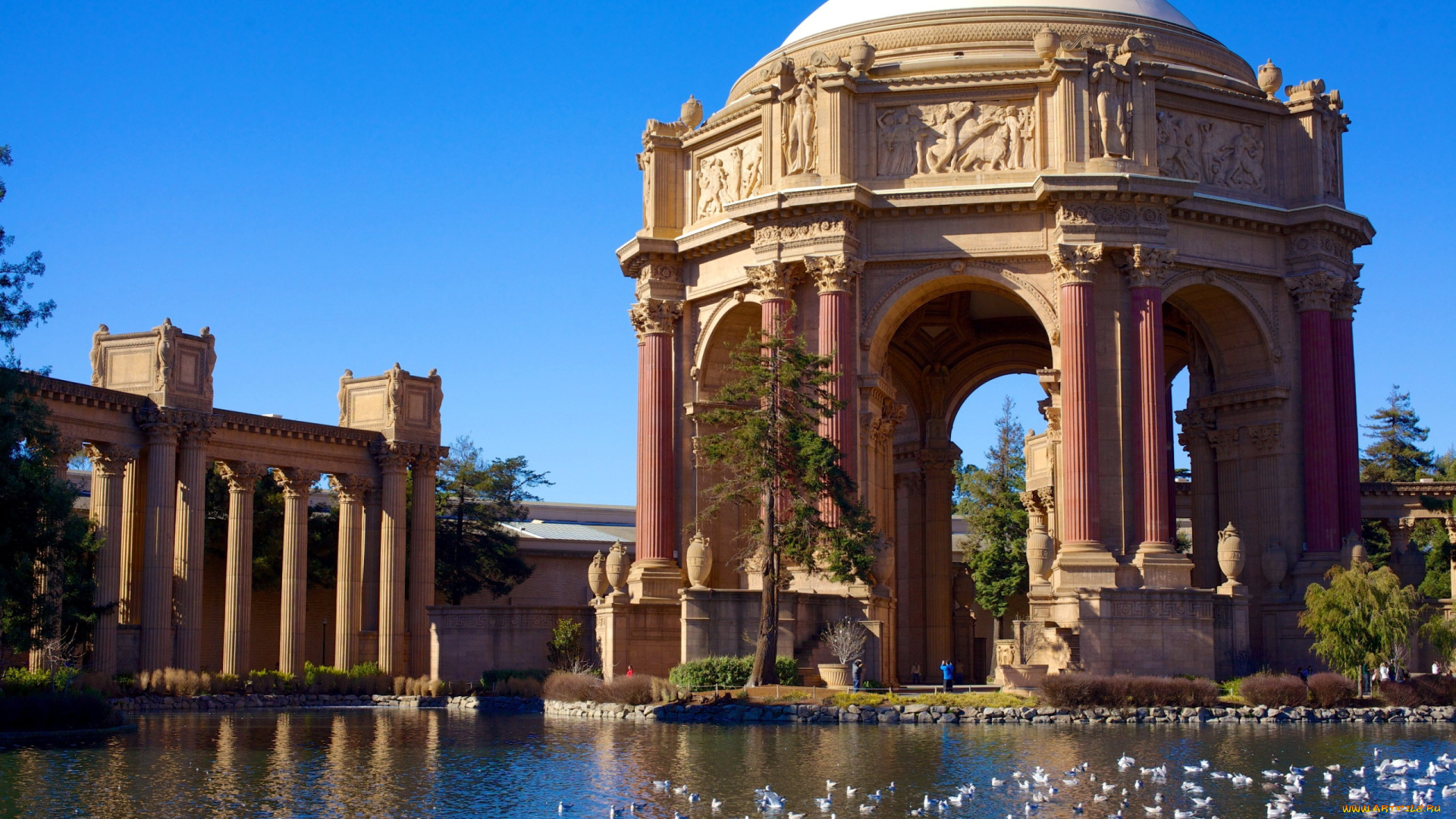 palace, of, fine, arts, города, сан-франциско, , сша, palace, of, fine, arts