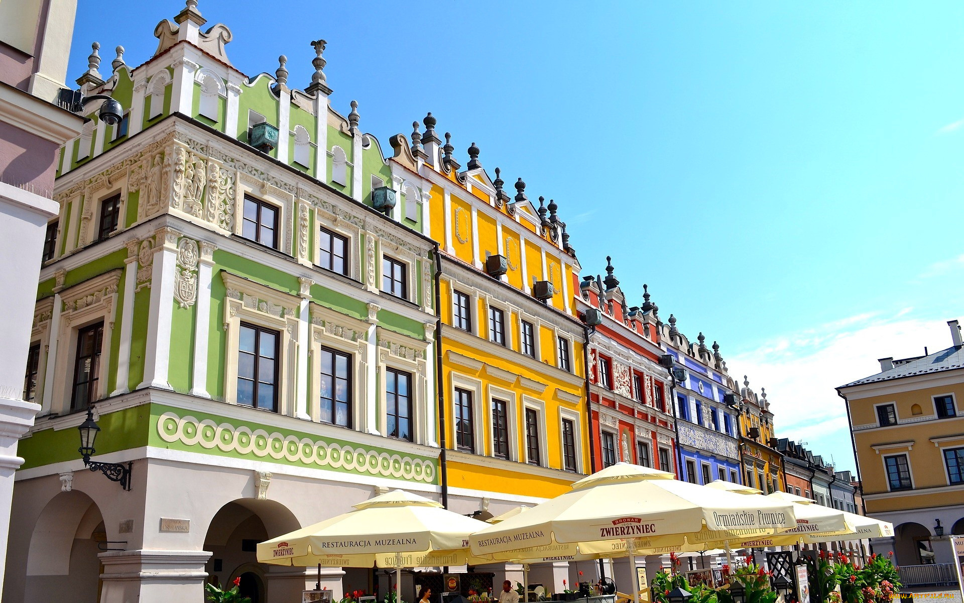 люблин, польша, города, -, здания, , дома