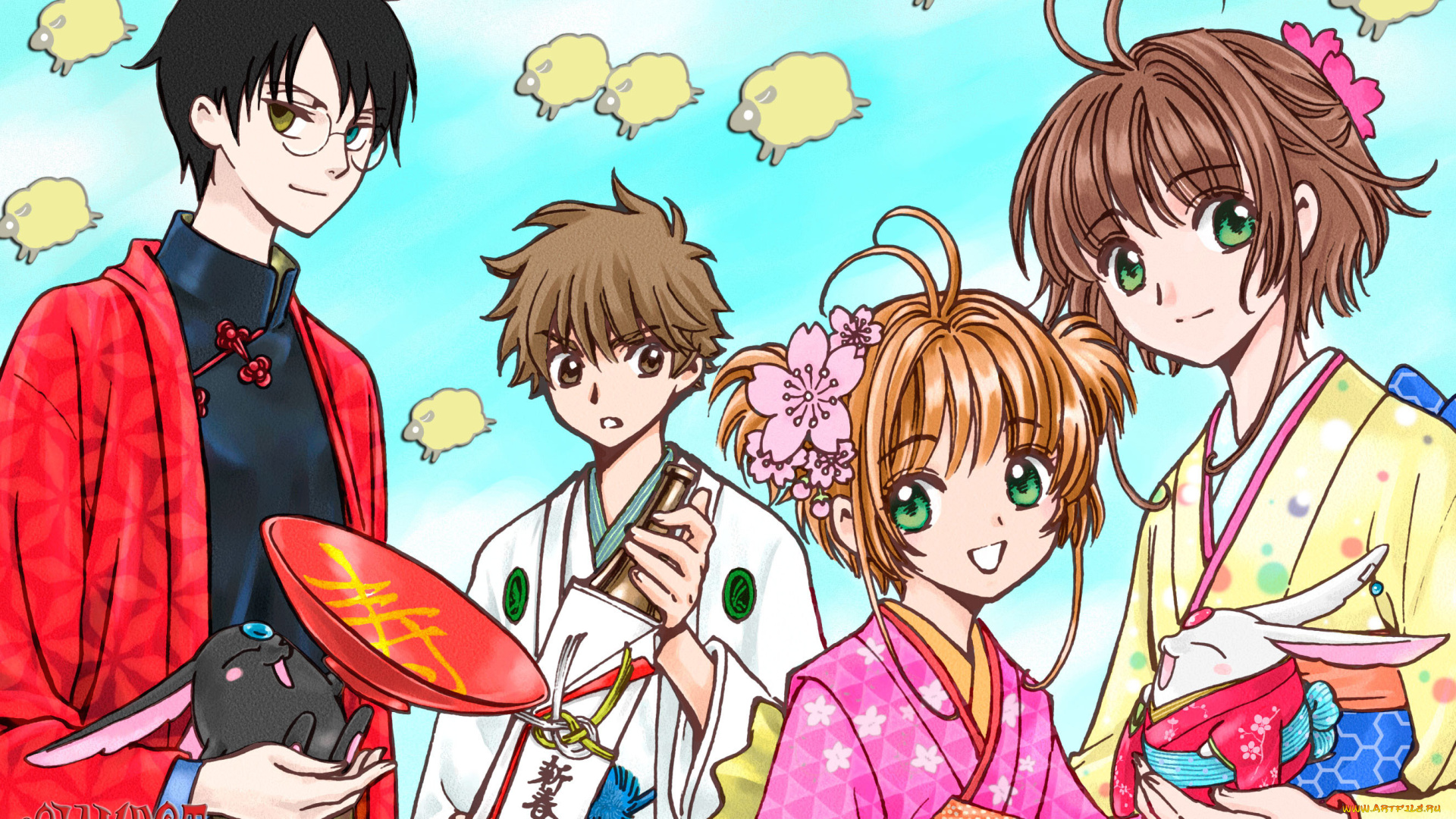 аниме, xxxholic, триплексоголик