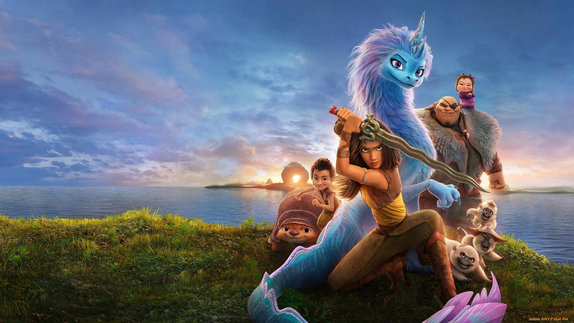 raya, and, the, last, dragon, , , 2021, , мультфильмы, raya, and, the, last, dragon, райя, и, последний, дракон, мультфильм, персонаж, постер