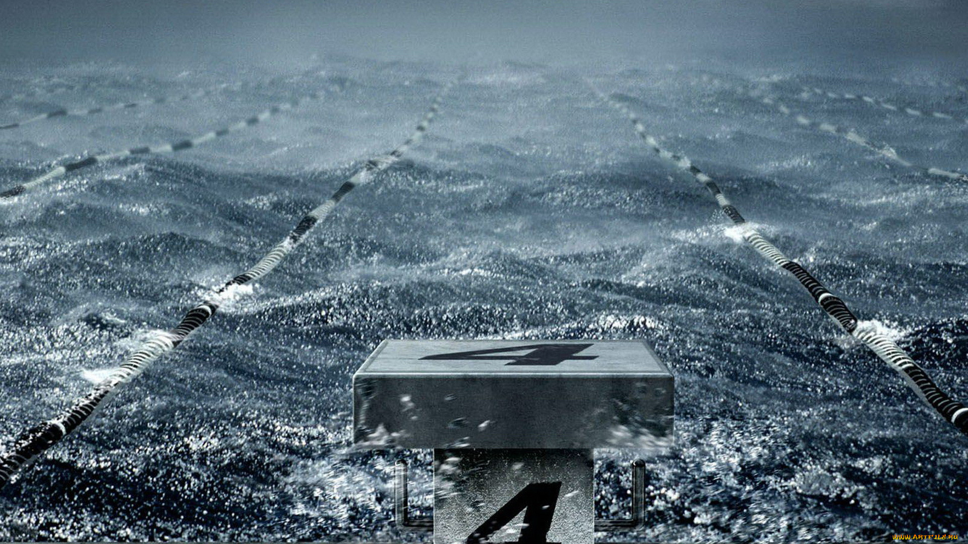 разное, компьютерный, дизайн, дорожки, волны, шторм