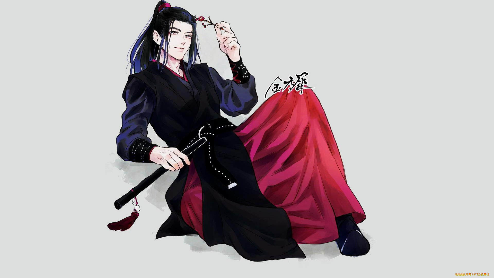 рисованное, кино, , мультфильмы, вэй, усянь, флейта