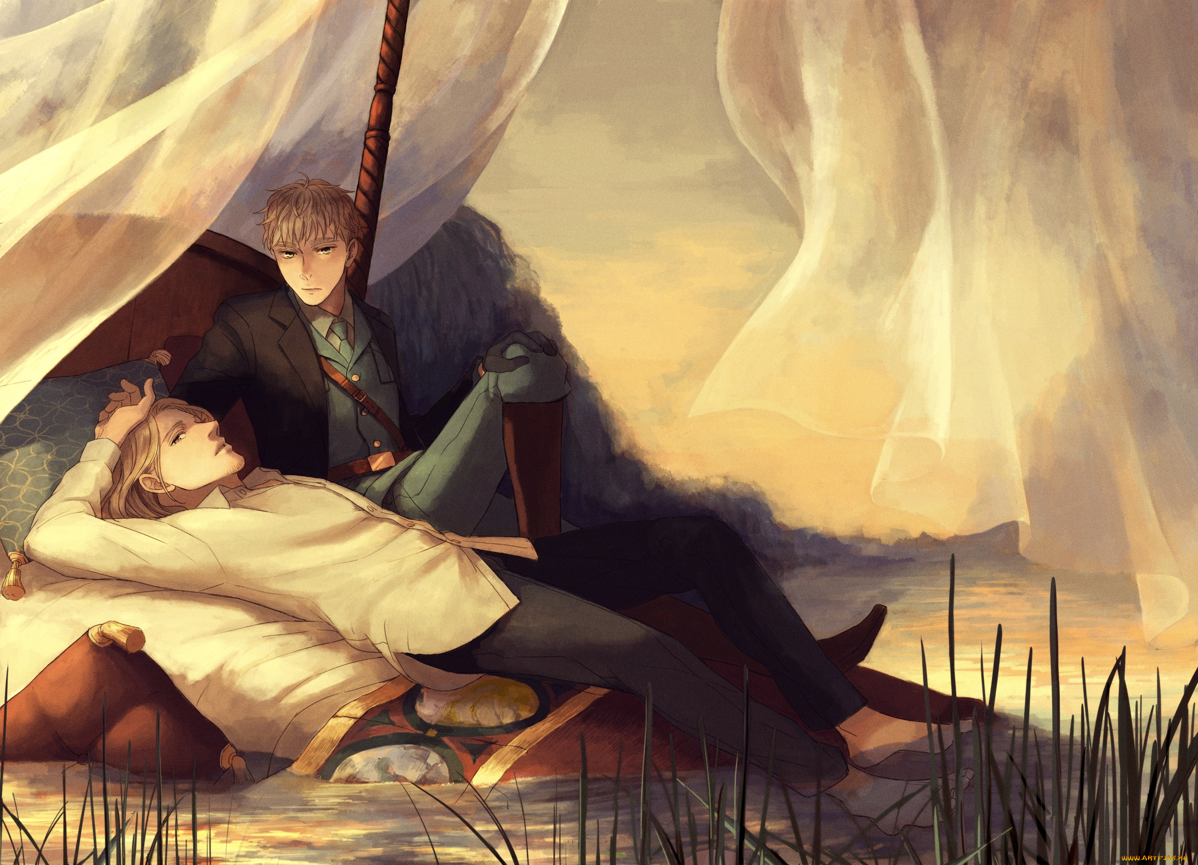 аниме, hetalia, , axis, powers, хеталия, и, страны, оси