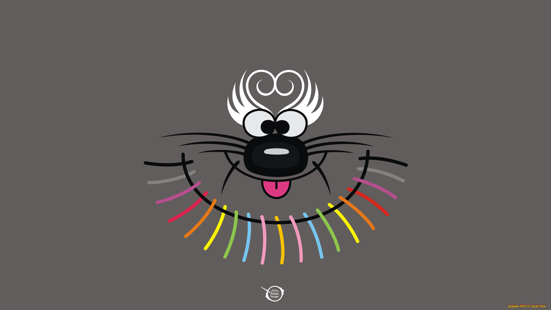 рисованное, минимализм, рожица