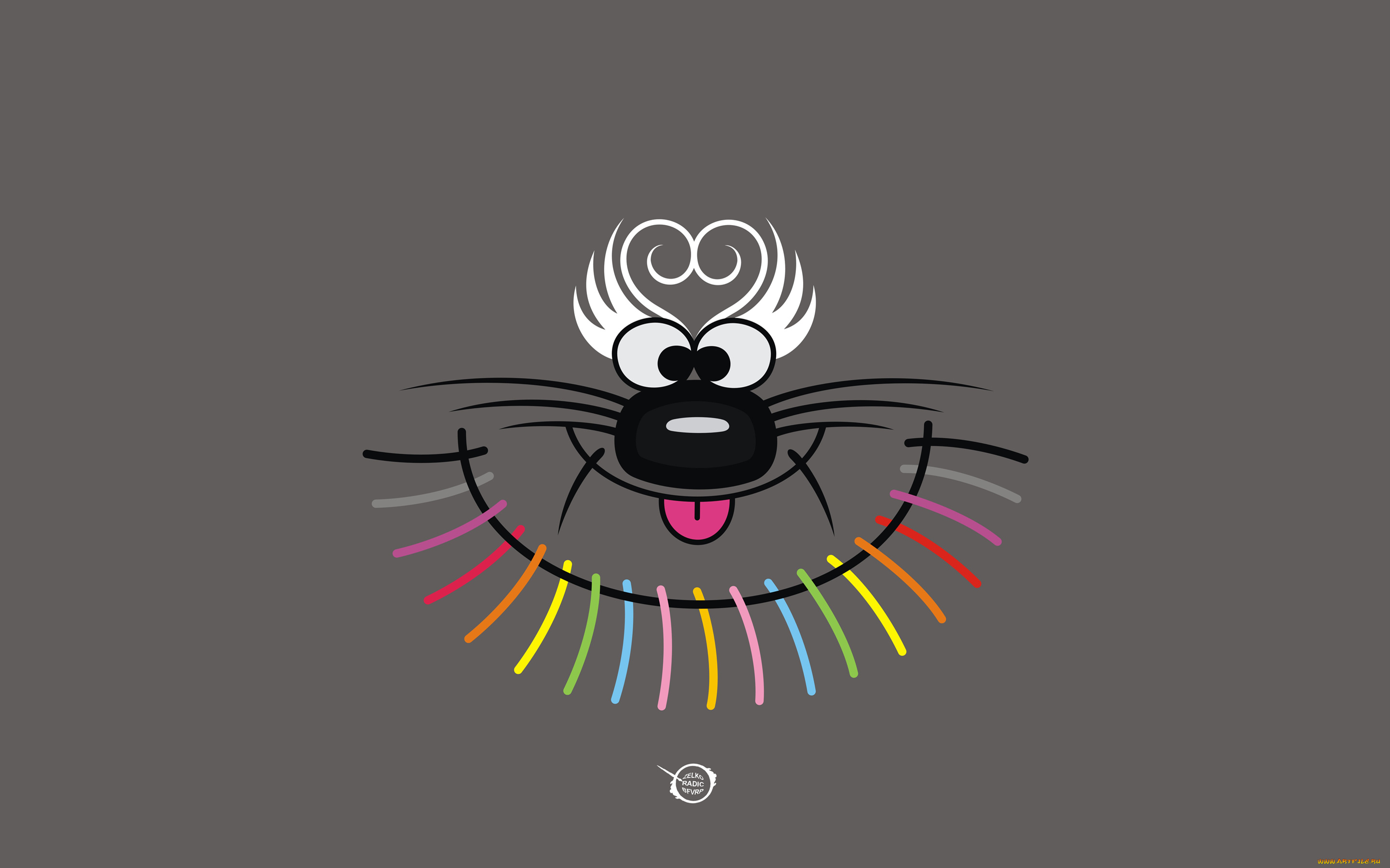 рисованное, минимализм, рожица