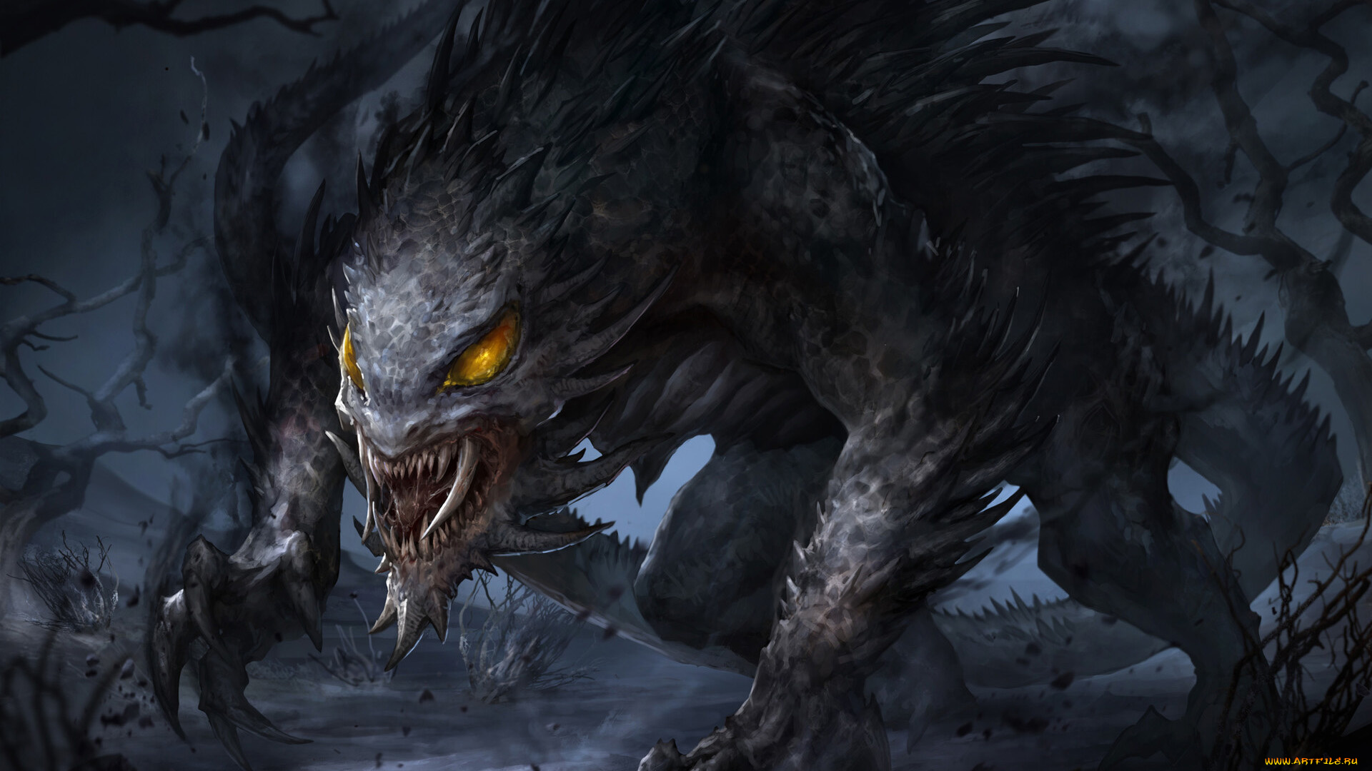 фэнтези, существа, демоническое, существо