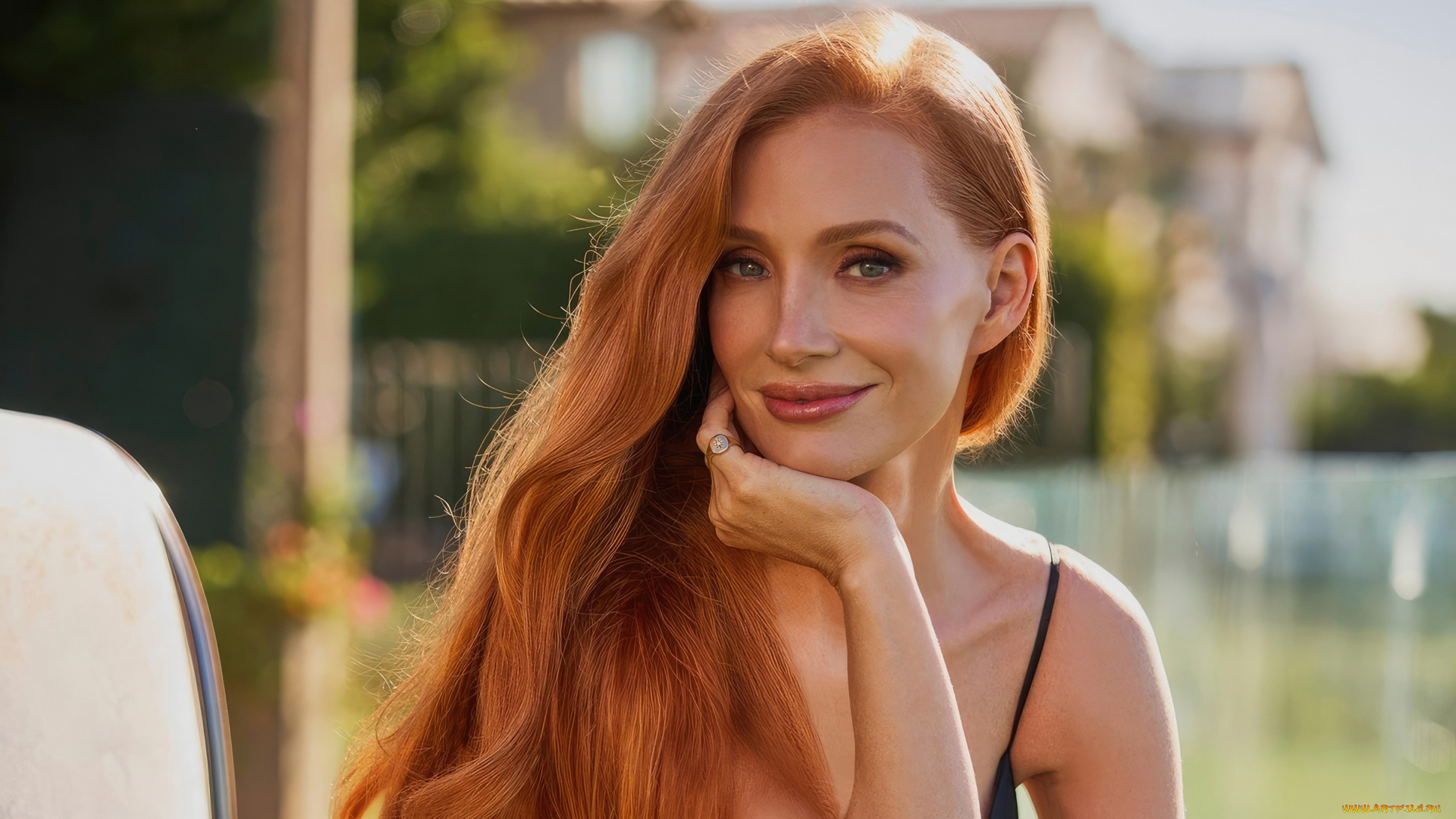 девушки, jessica, chastain, актриса, портрет