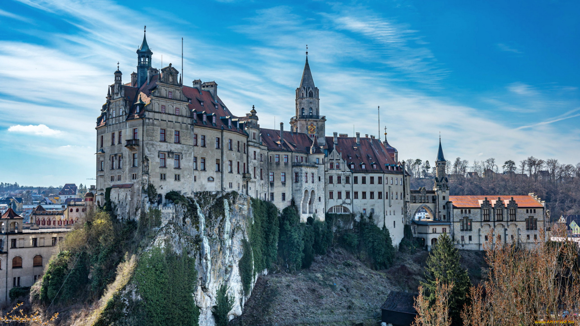 hohenzollern, castle, germany, города, замки, германии, hohenzollern, castle