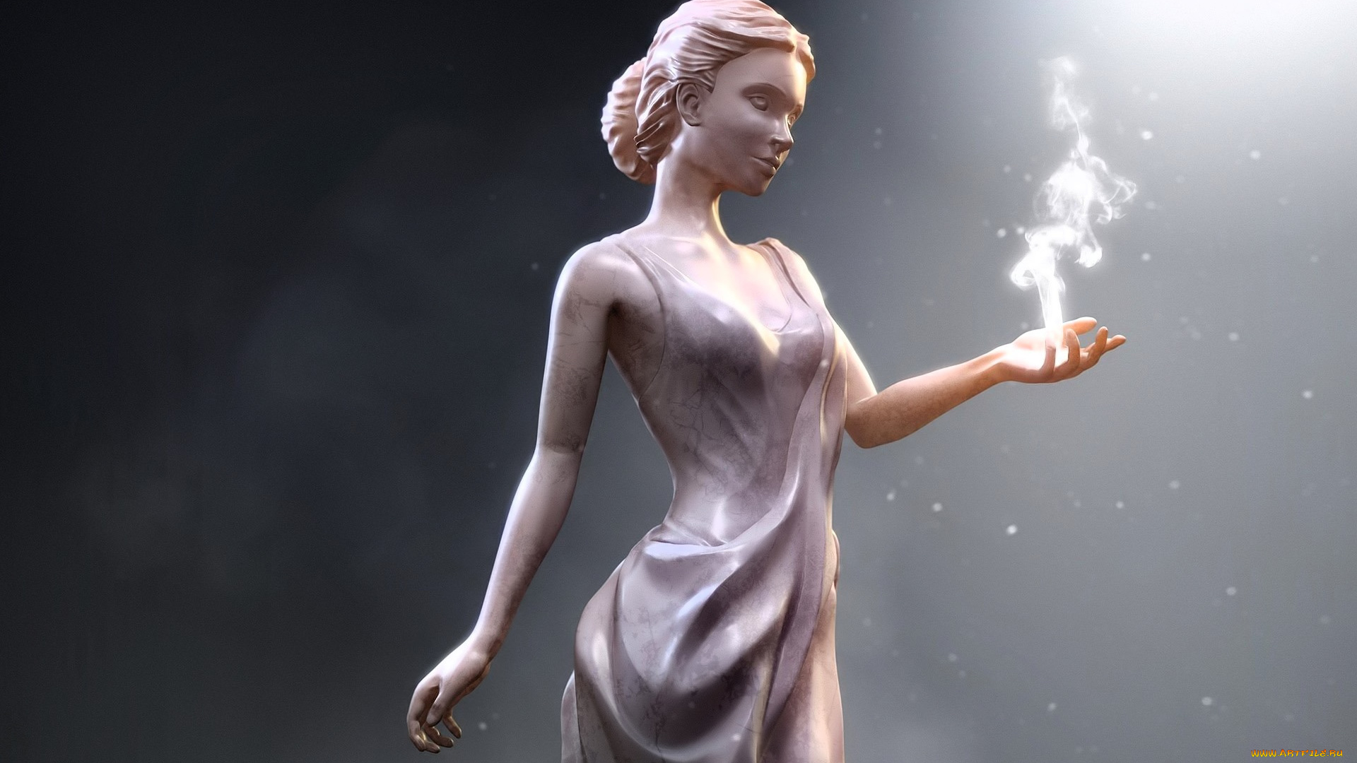 3д, графика, фантазия, , fantasy, девушка, магия