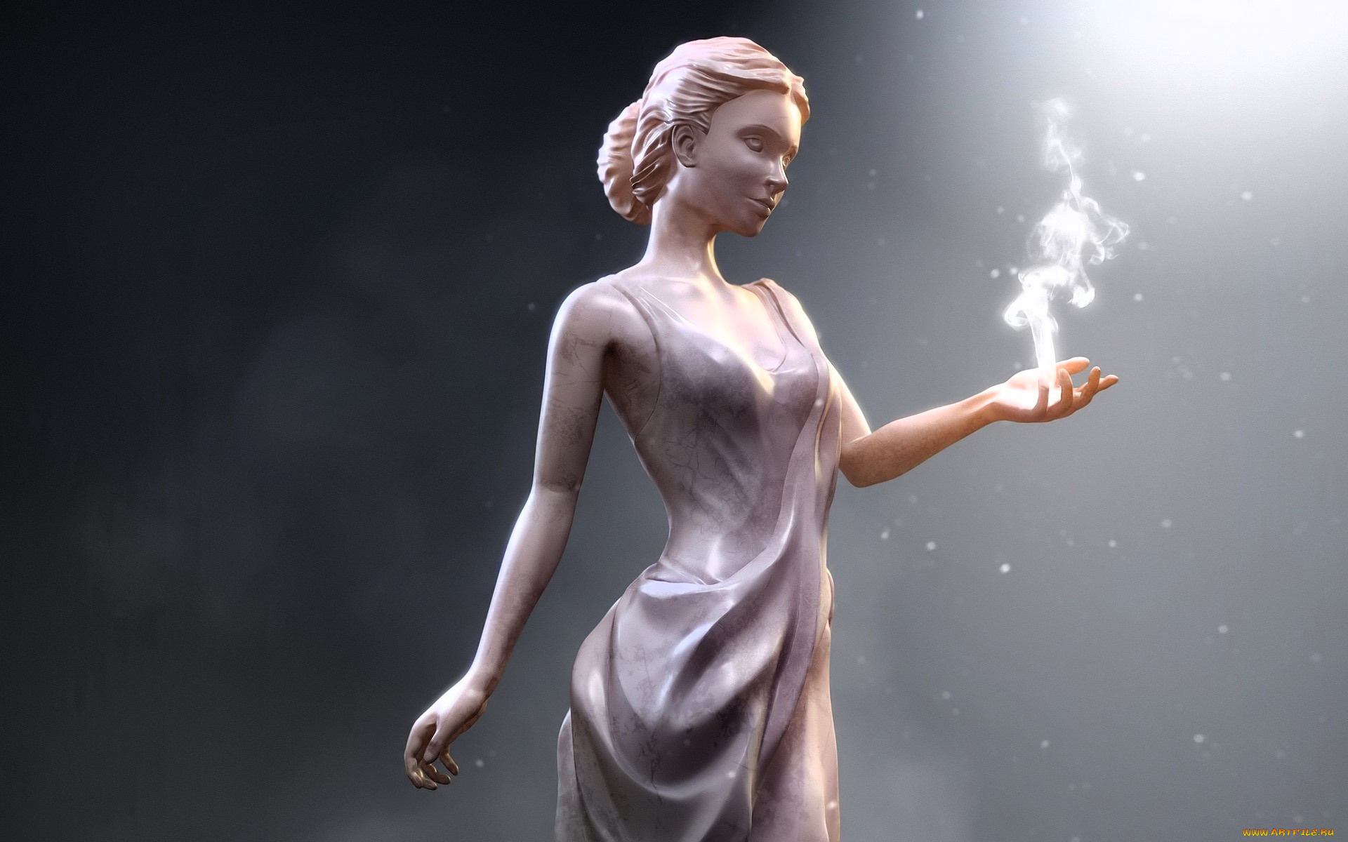 3д, графика, фантазия, , fantasy, девушка, магия