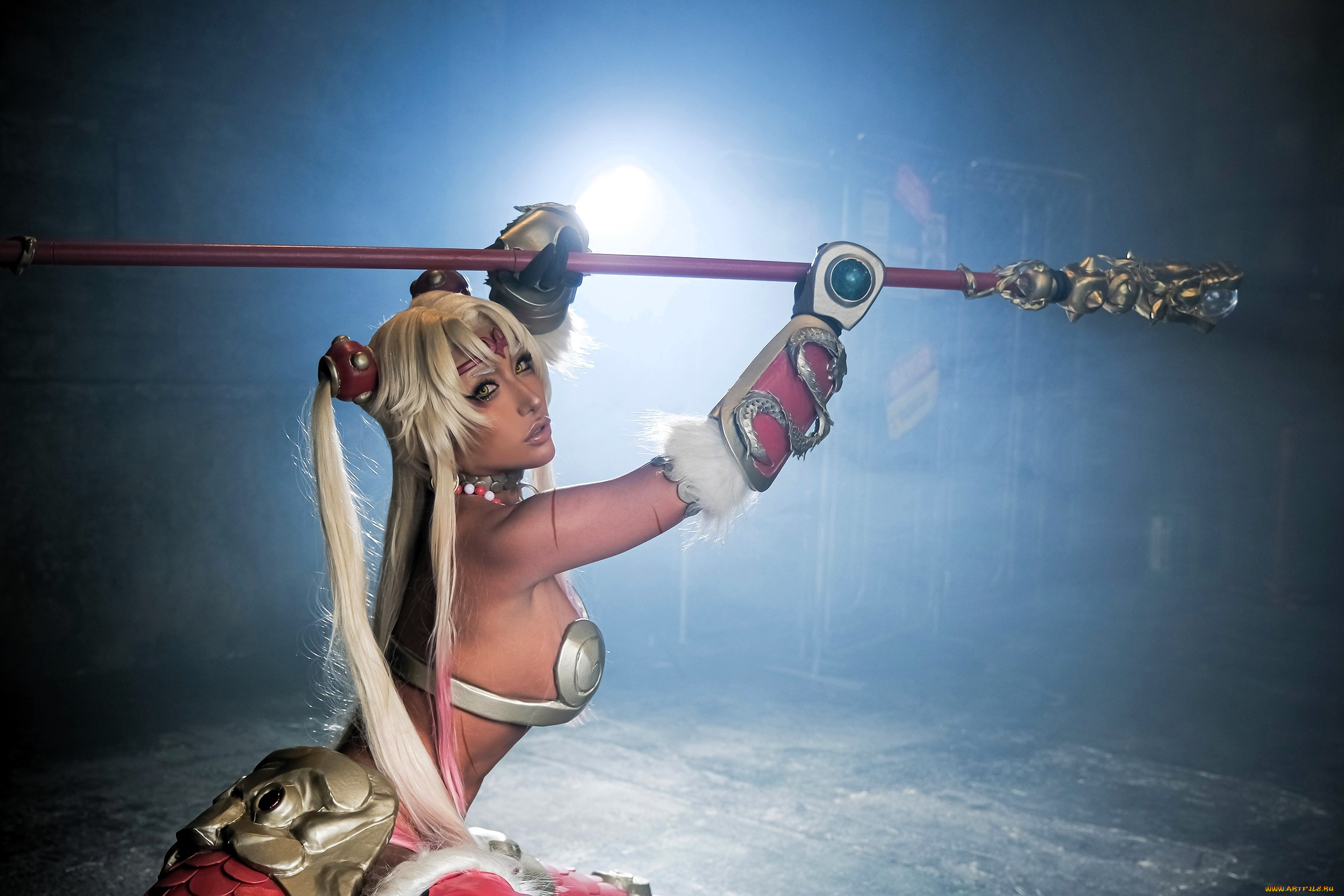 девушки, nonsummerjack, образ, косплей, наряд, посох