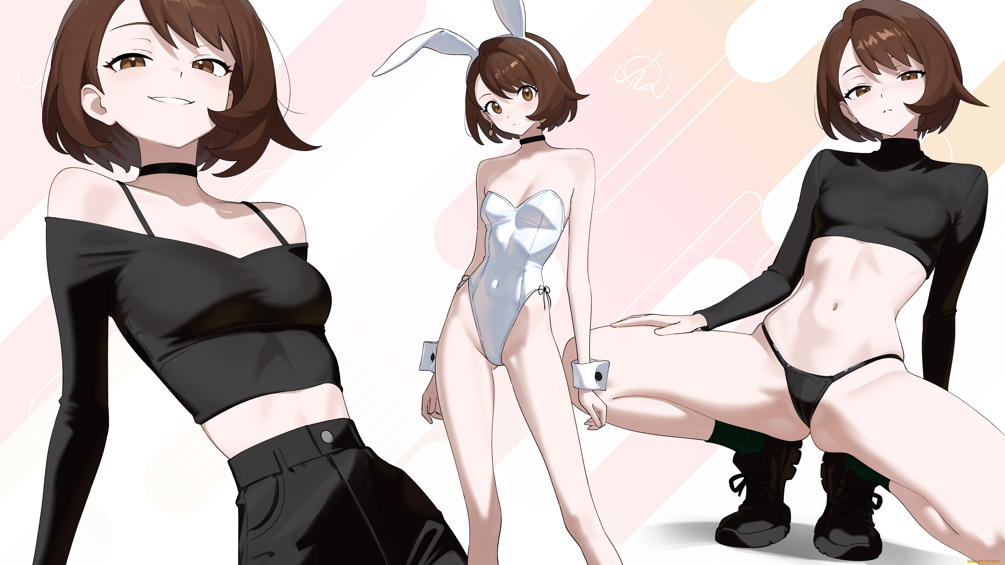 аниме, pokemon, gloria