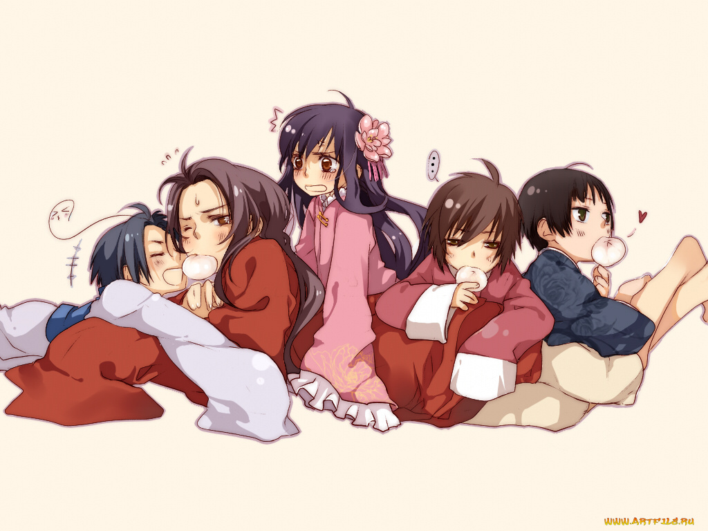 аниме, hetalia, axis, powers