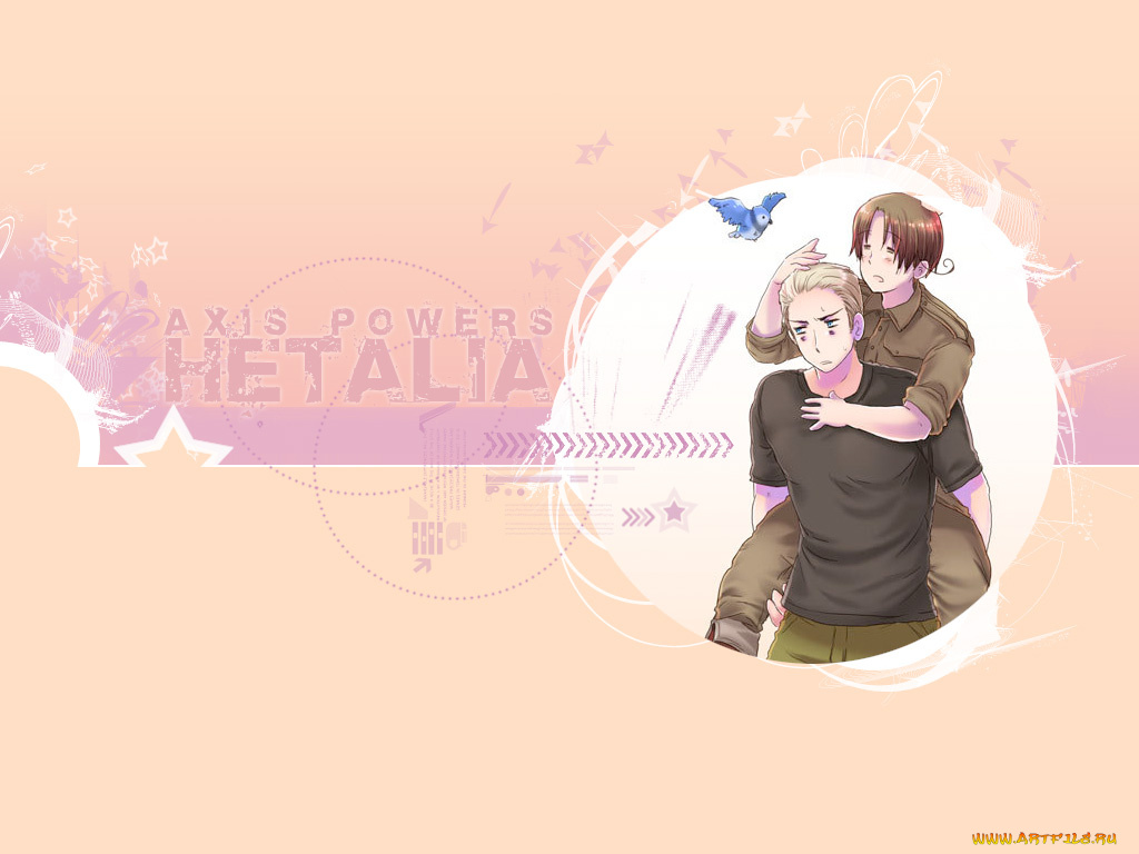 аниме, hetalia, axis, powers