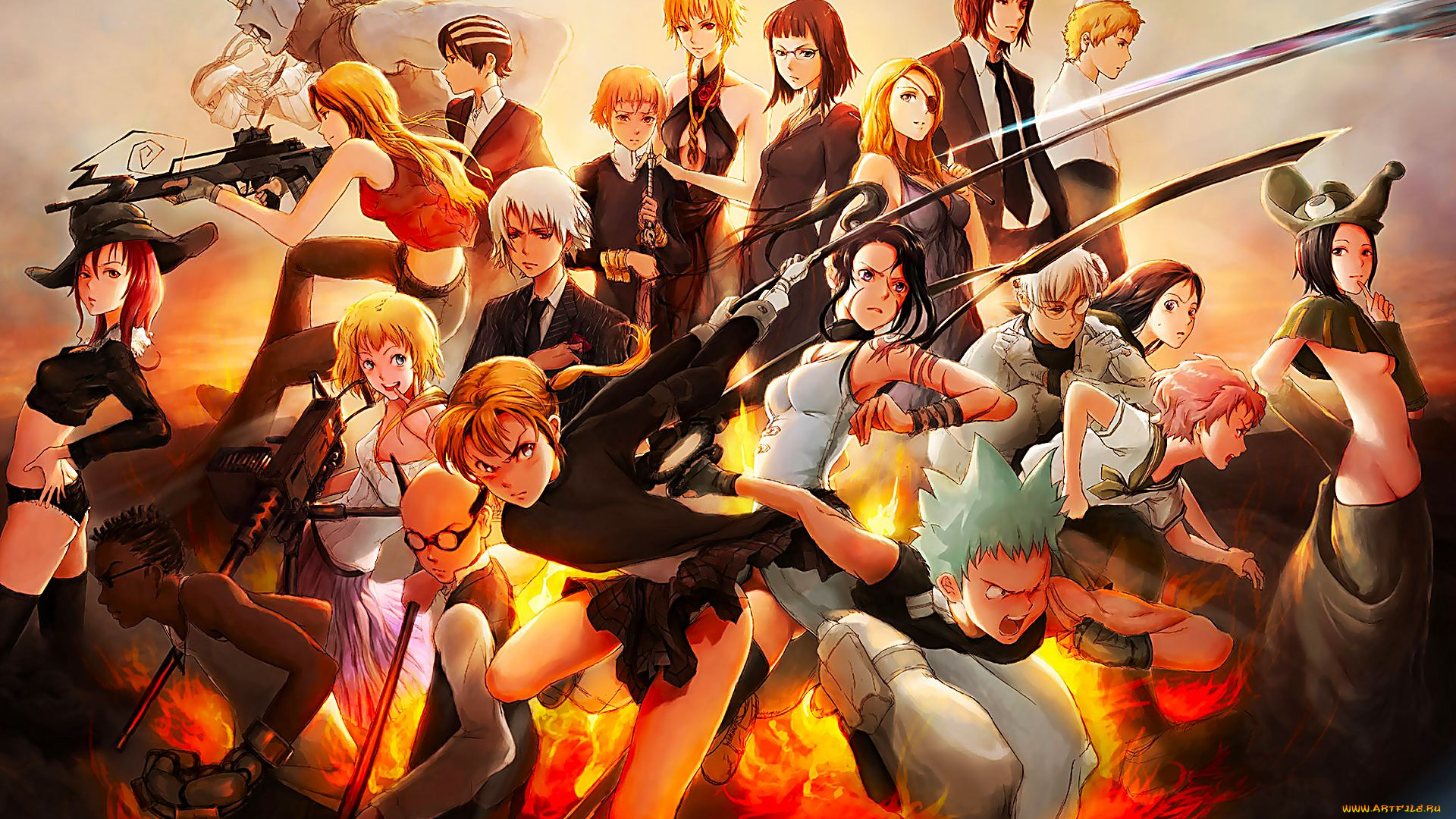 аниме, soul, eater