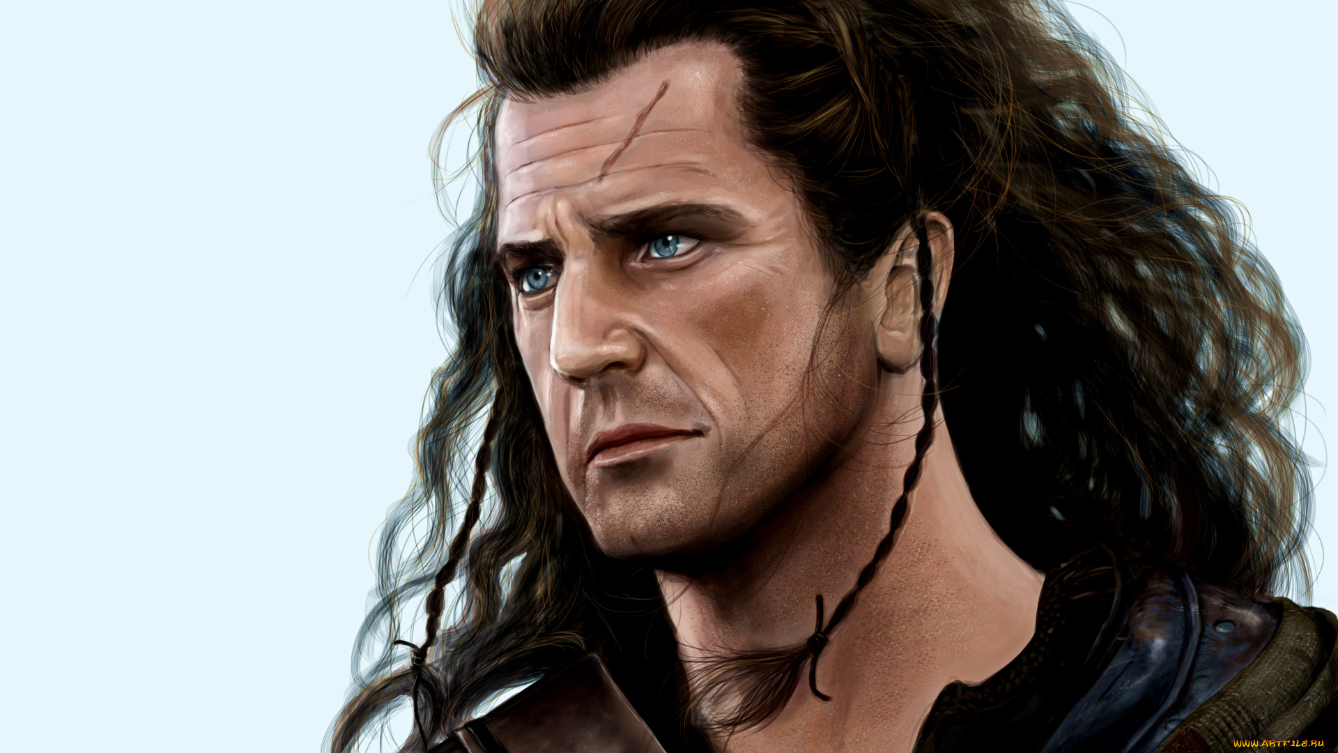 jose, manuel, serrano, рисованные, люди, william, wallace, braveheart, храброе, сердце, mel, gibson