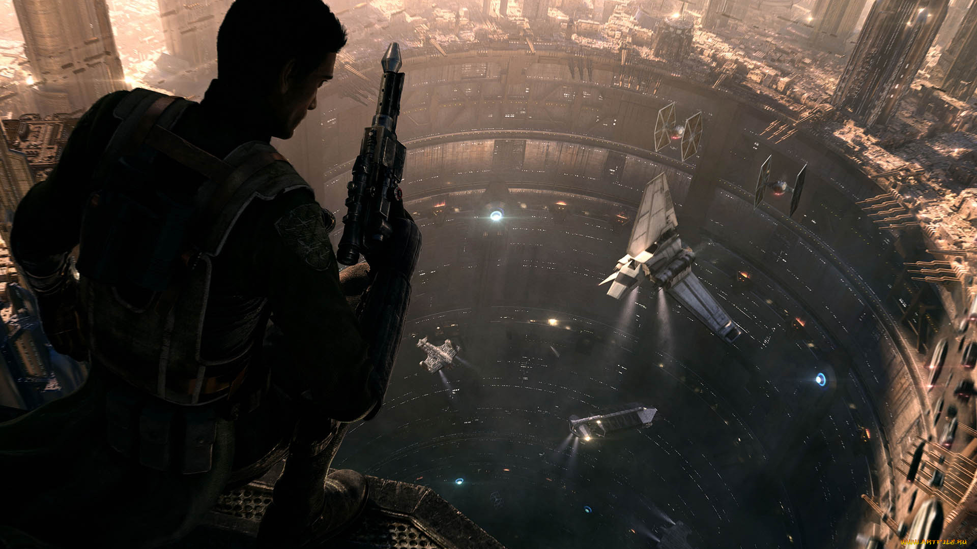 star, wars, 1313, видео, игры, город