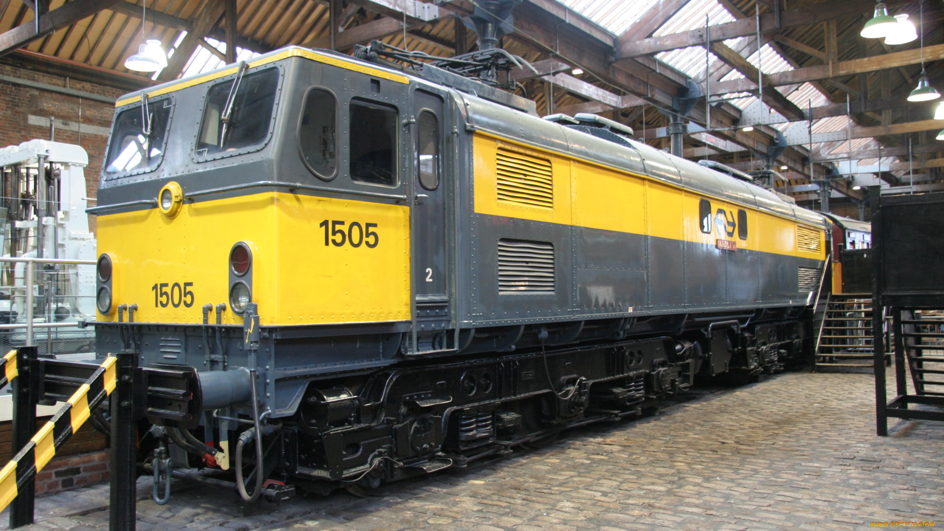 техника, локомотивы, депо, электровоз