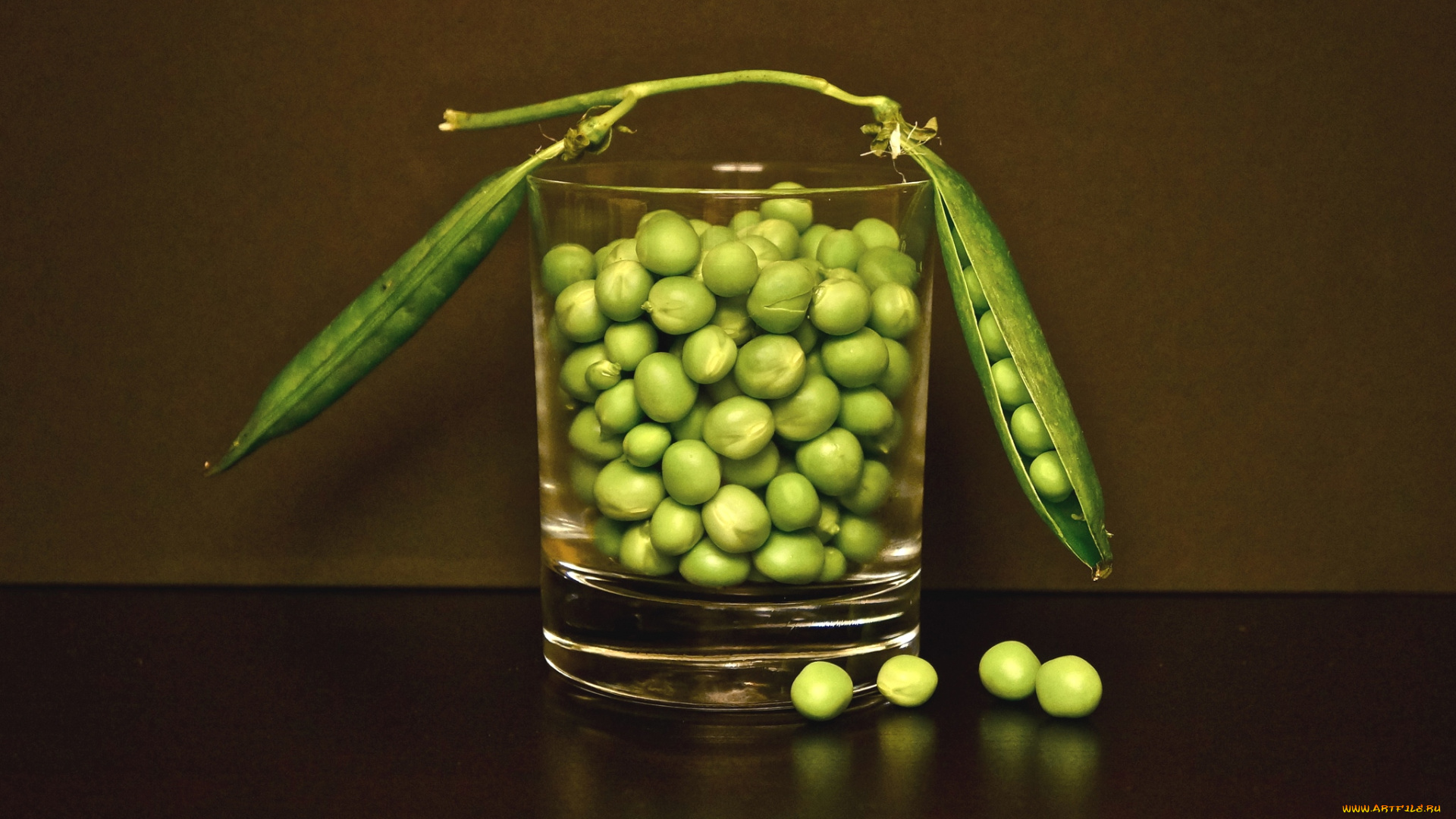 еда, бобовые, стручок, стакан, горох