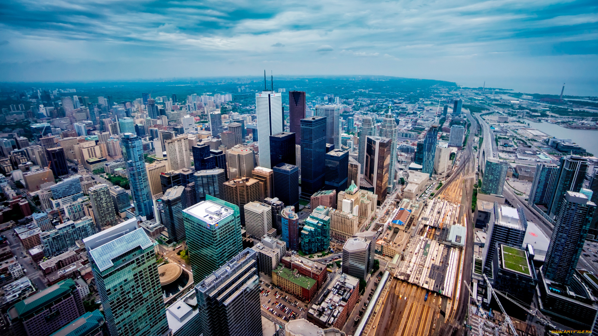 города, торонто, канада