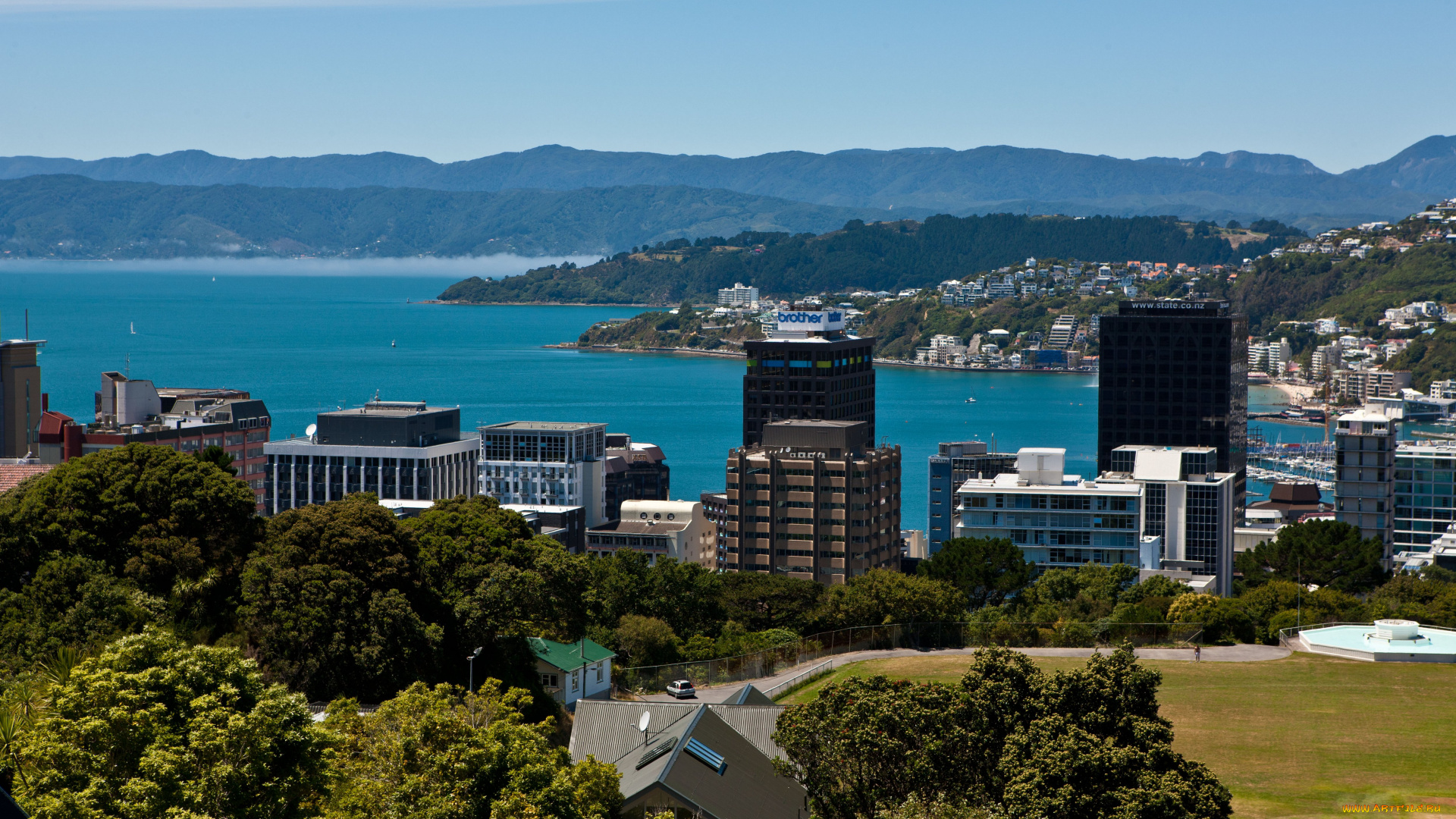 города, веллингтон, новая, зеландия, столица
