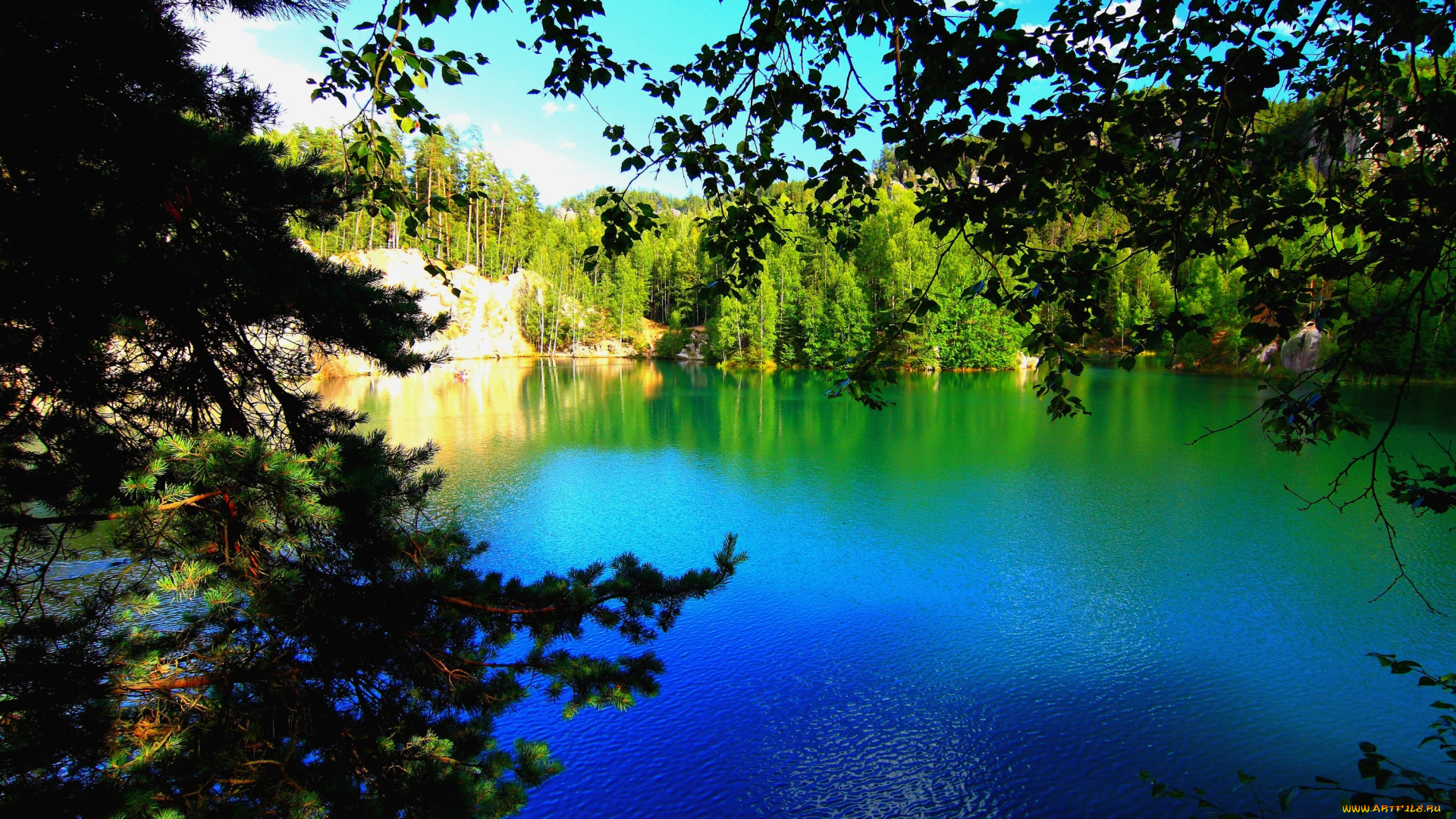 природа, реки, озера, красота