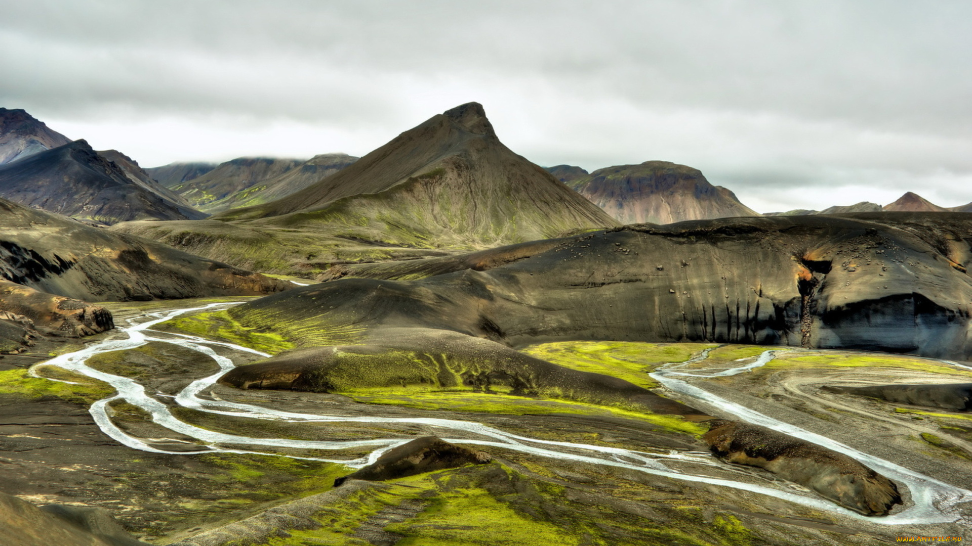 природа, реки, озера, река, долина, горы