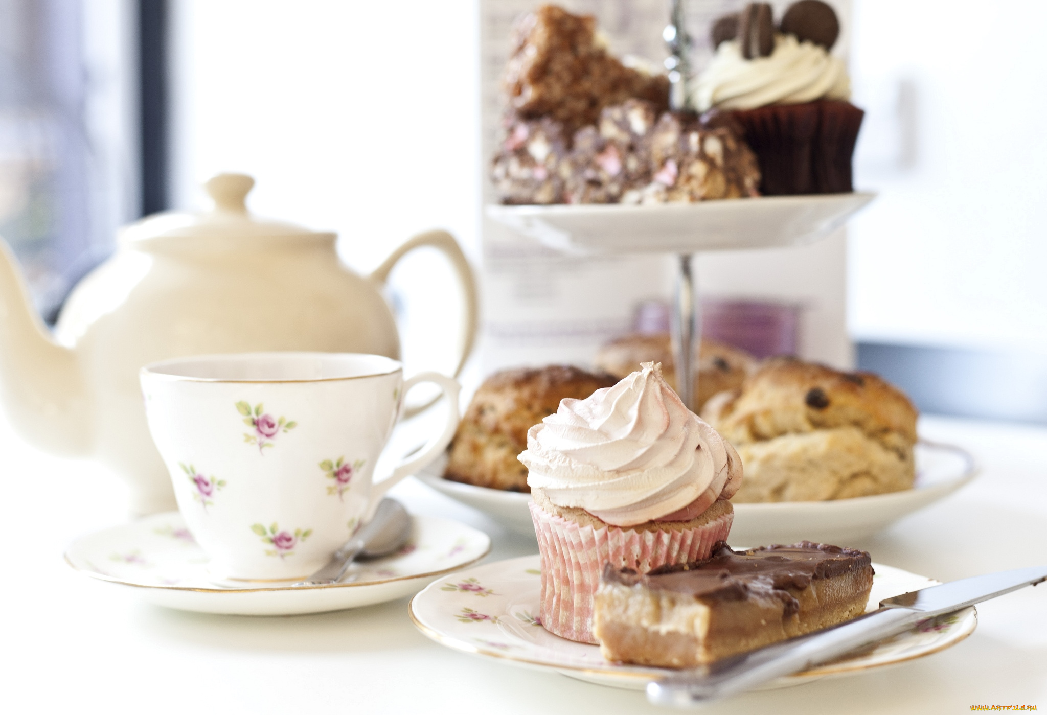 еда, пирожные, кексы, печенье, чашка, пирожное, безе