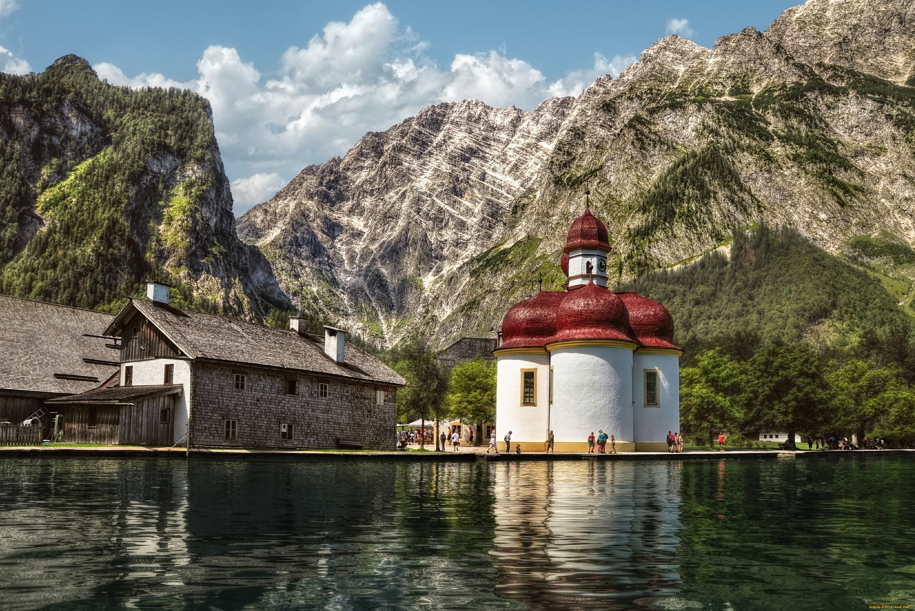 города, католические, соборы, костелы, аббатства, германия, bavaria, koenigssee