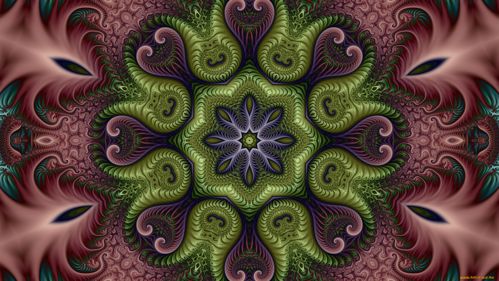 3д, графика, fractal, , фракталы, узор, цвета, фон