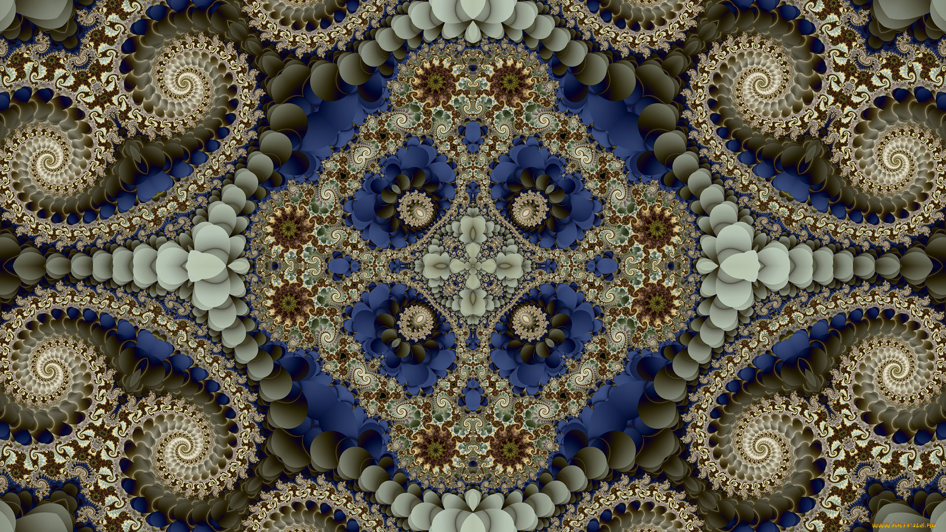 3д, графика, fractal, , фракталы, узор, фон, цвета