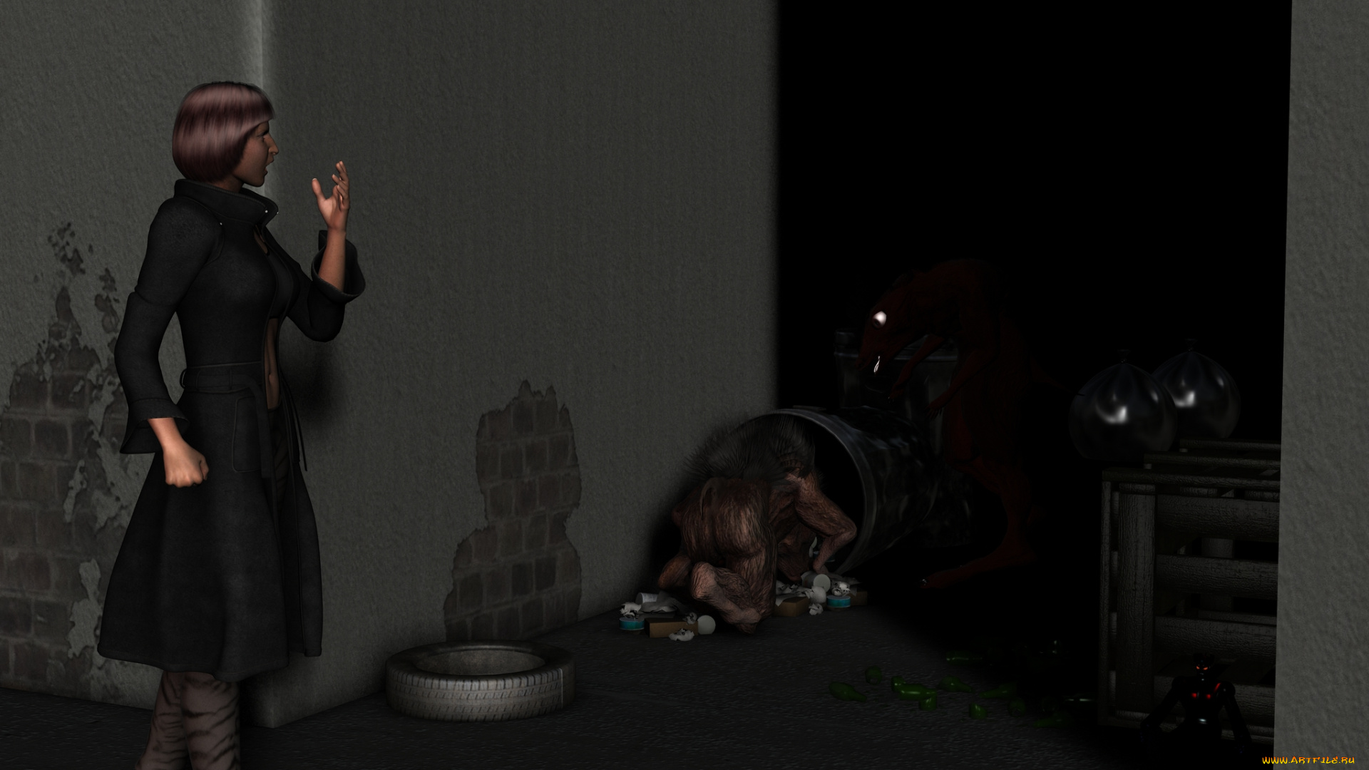 3д, графика, people, , люди, invasion, 2, new, animal