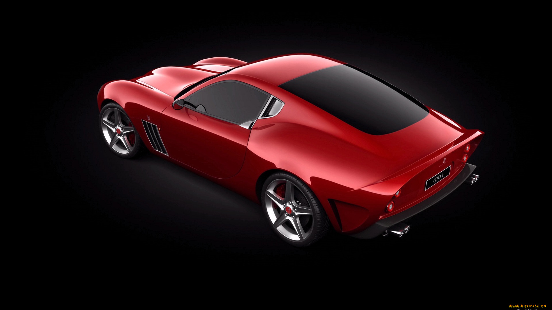 автомобили, 3д, ferrari, красный