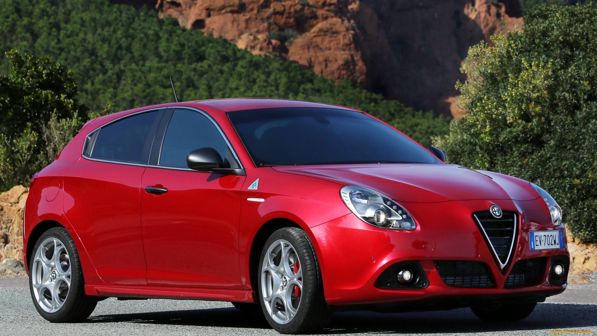 автомобили, alfa, romeo, alfa, romeo, giulietta, quadrifoglio, verde, 940, 2014, г, красный