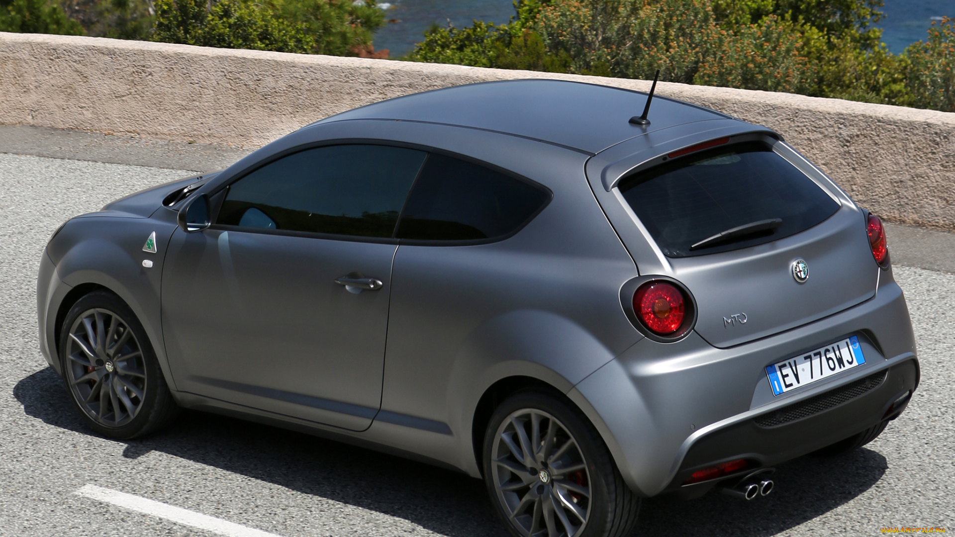 автомобили, alfa, romeo, mito, alfa, romeo, 955, verde, quadrifoglio, темный, 2014, г