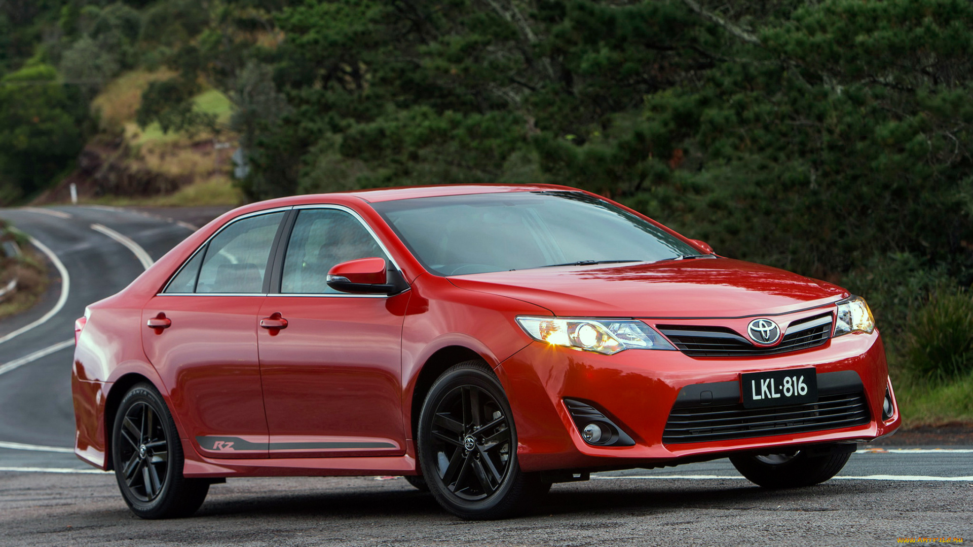 автомобили, toyota, camry, rz, 2014, г, красный