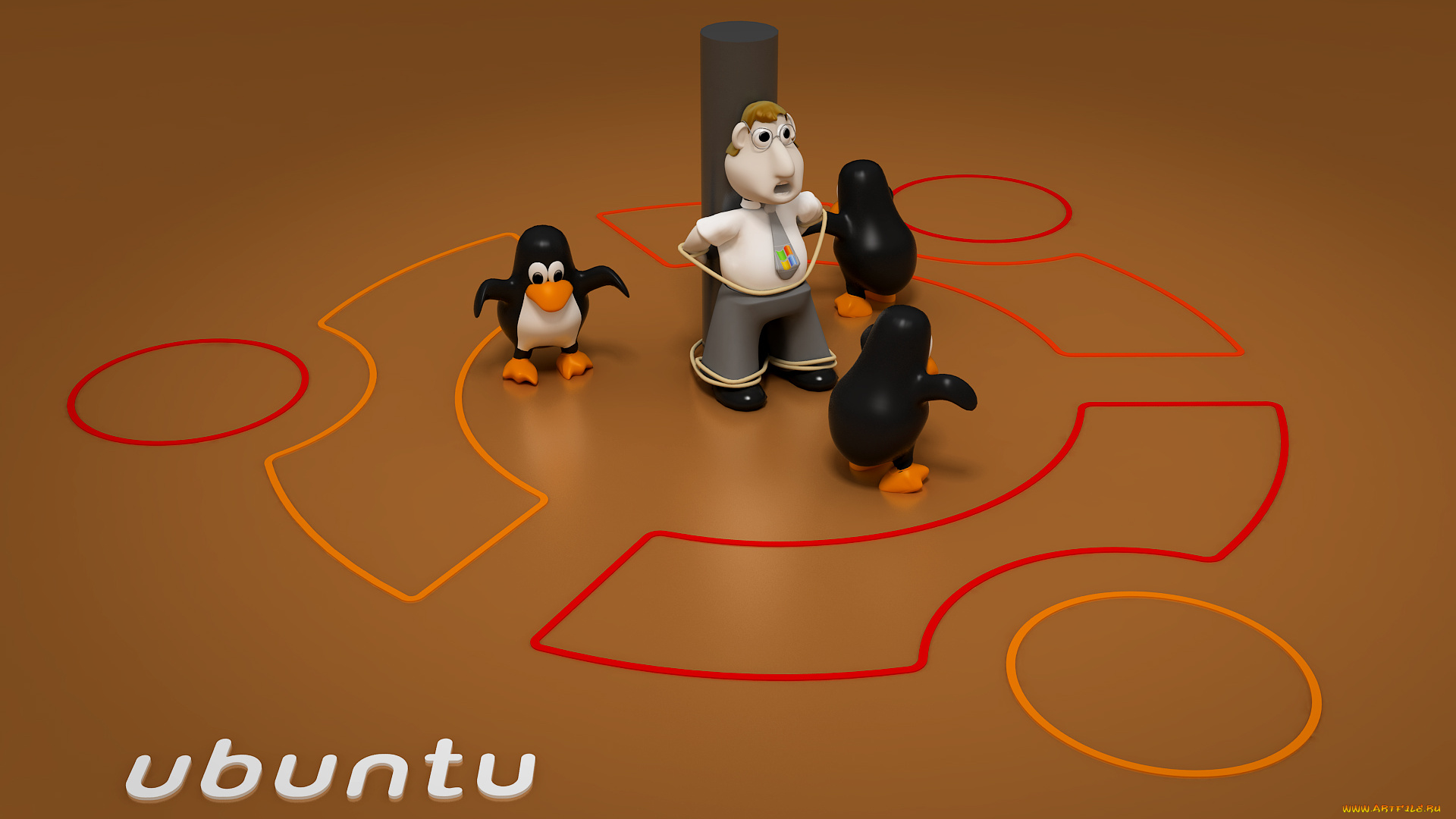 компьютеры, ubuntu, linux, пингвины