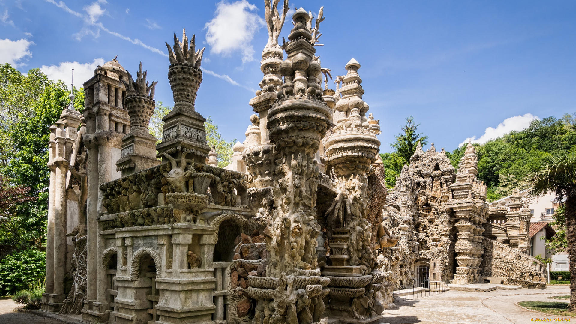 the, ideal, palace, of, cheval, postman, -, hauterives, , france, города, -, исторические, , архитектурные, памятники