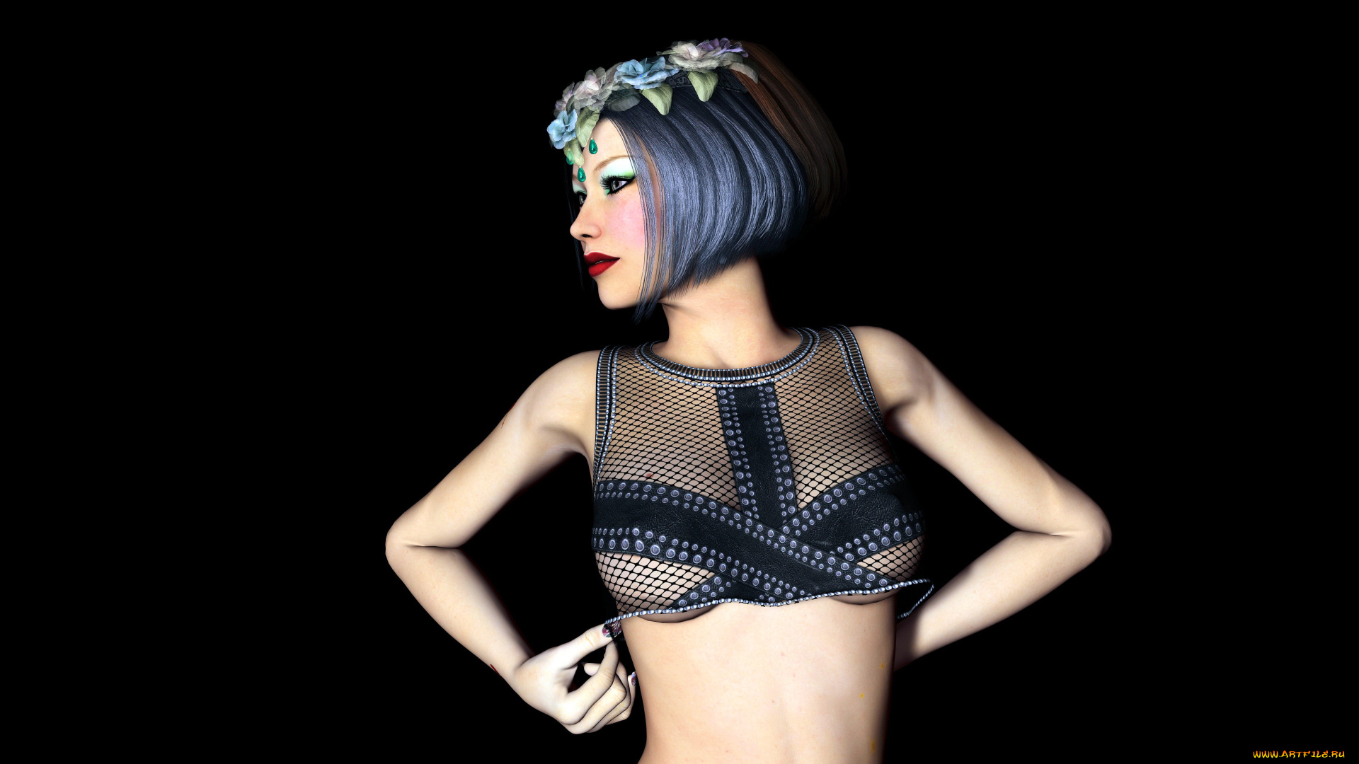 veronica, 3д, графика, people, , люди, фон, взгляд, девушка