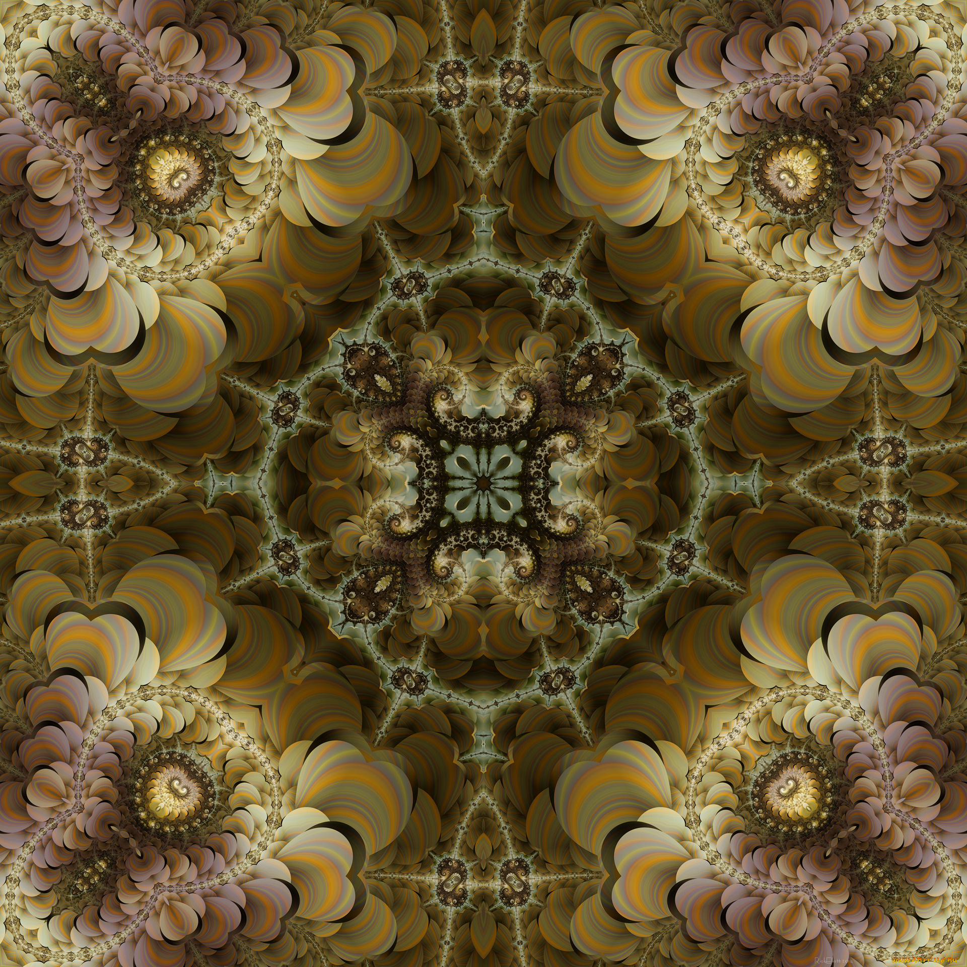 3д, графика, fractal, , фракталы, цвета, фон, узор