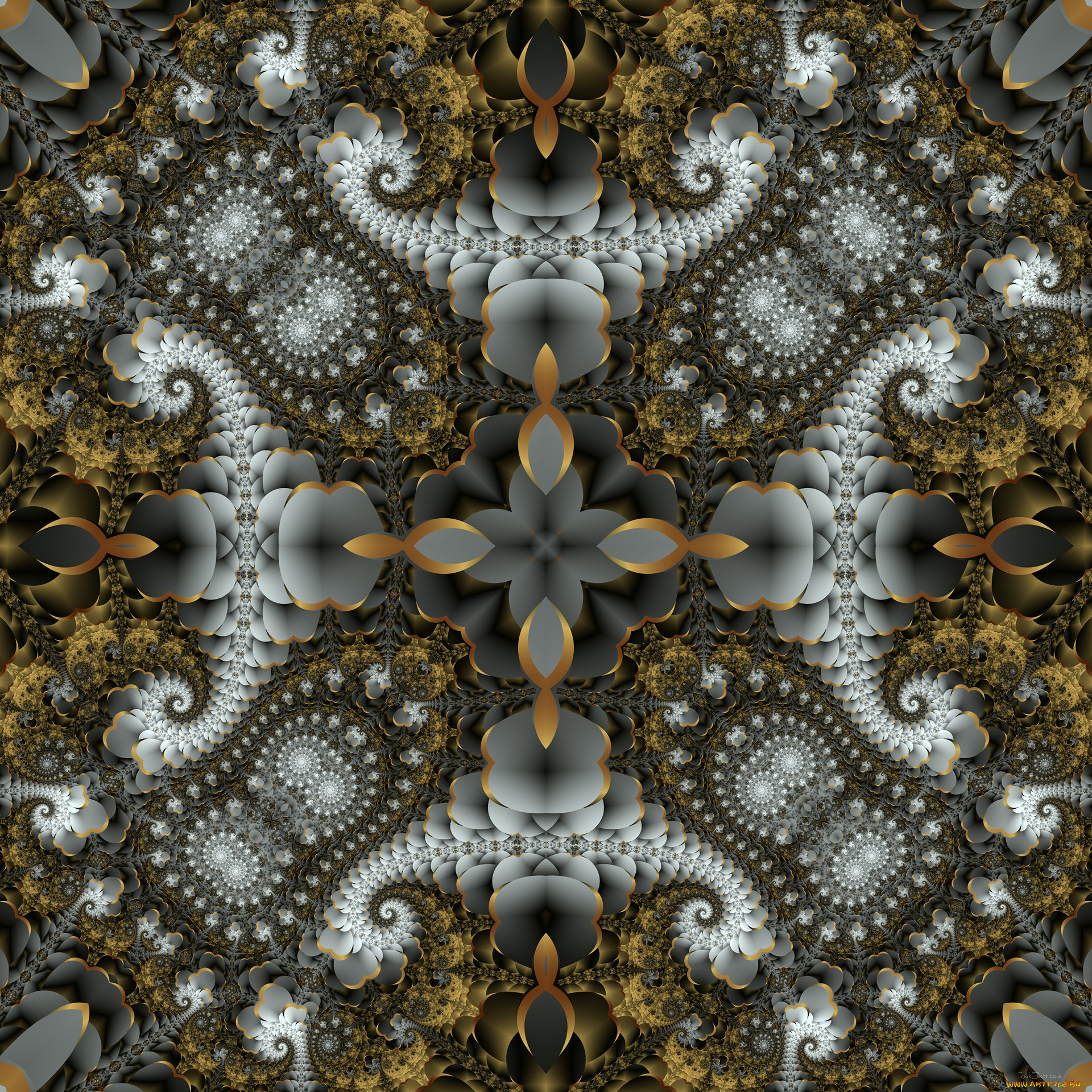 3д, графика, fractal, , фракталы, узор, фон, цвета