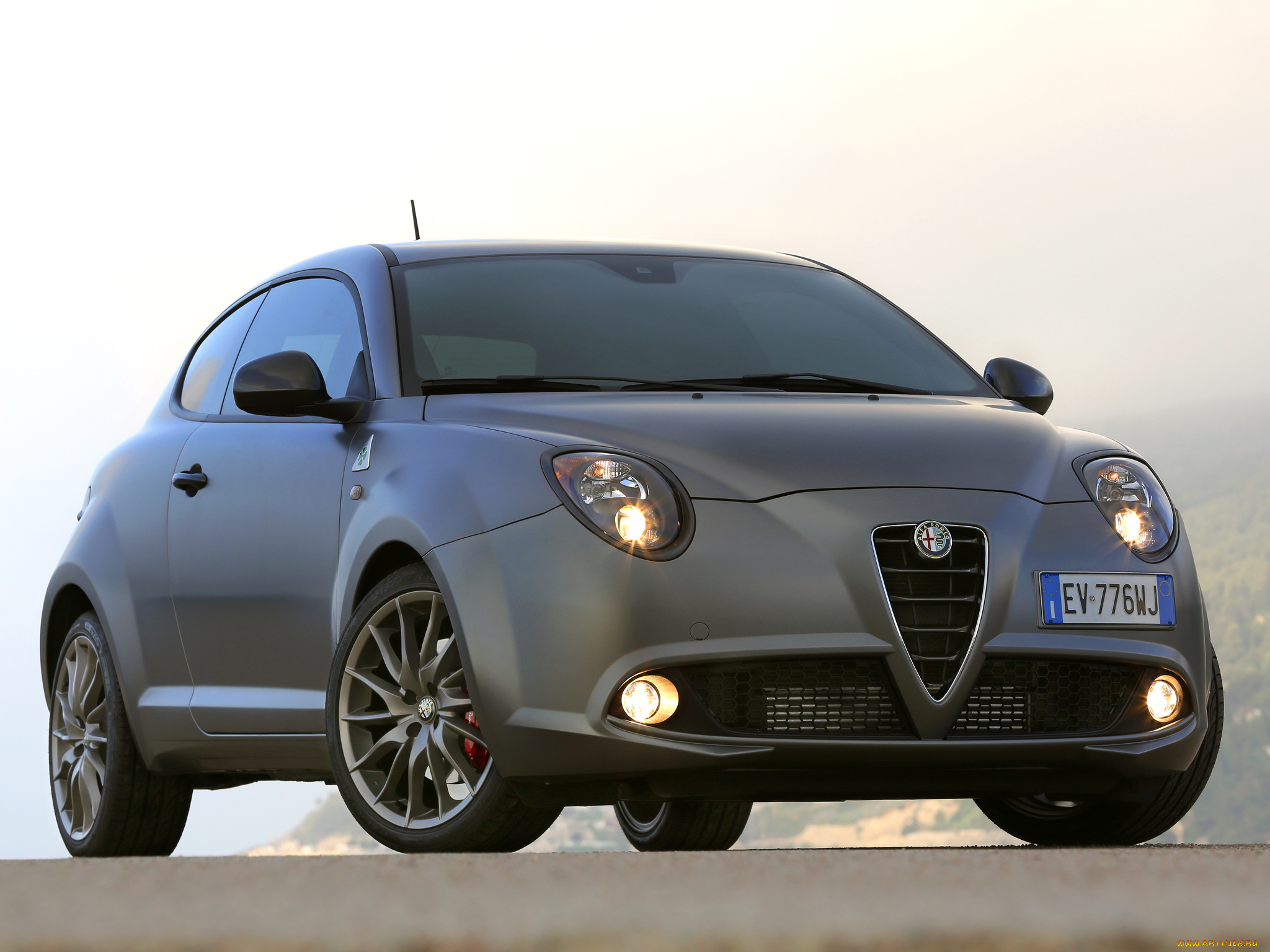 автомобили, alfa, romeo, alfa, romeo, mito, quadrifoglio, verde, 955, 2014, г, темный