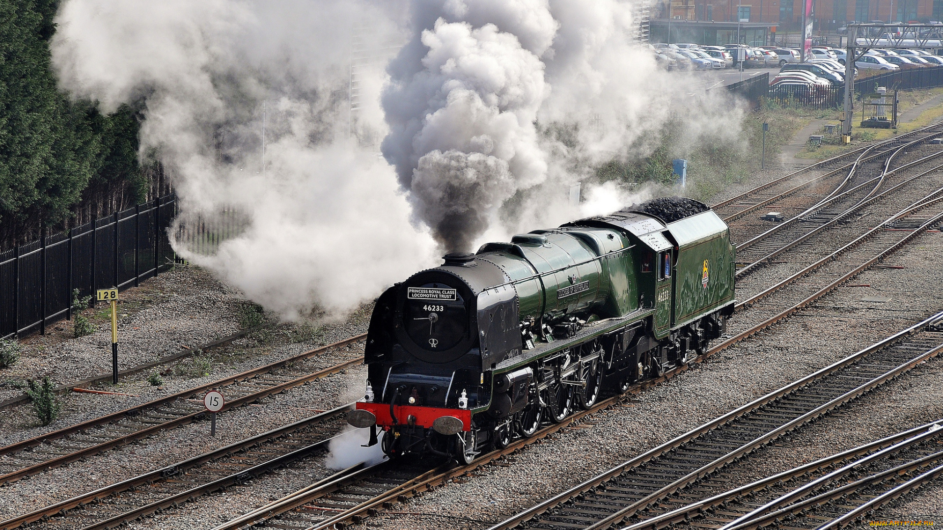 техника, паровозы, паровоз, дорога, рельсы, железная