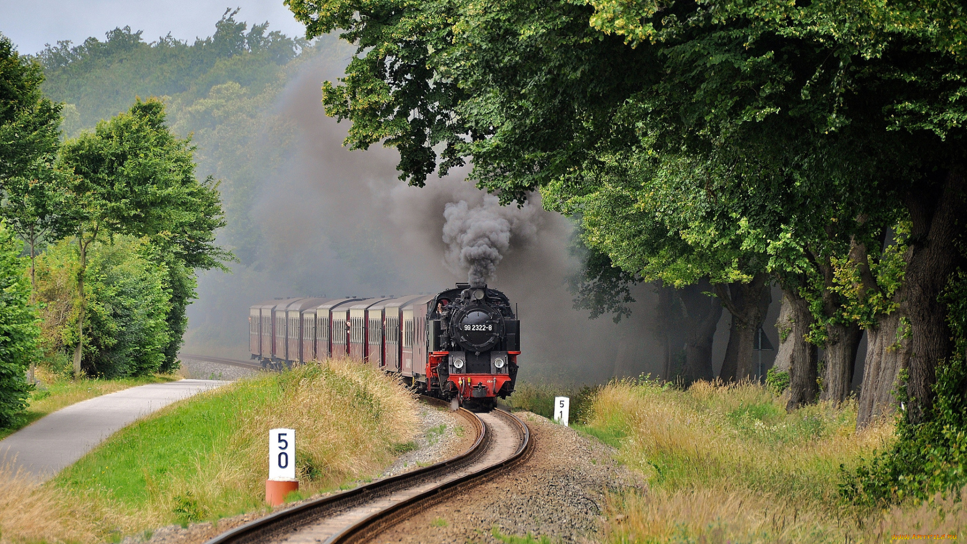 техника, паровозы, паровоз, рельсы, дорога, железная