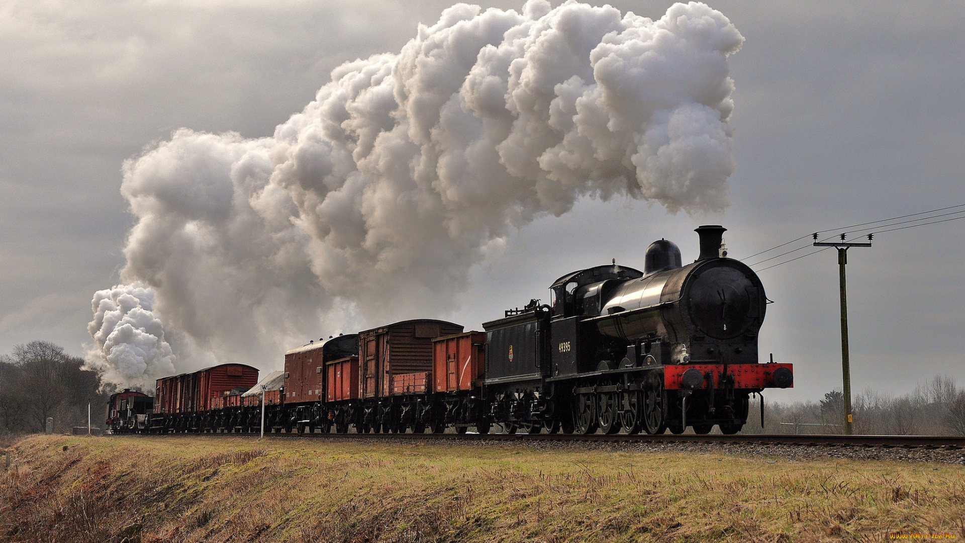 техника, паровозы, паровоз, рельсы, дорога, железная