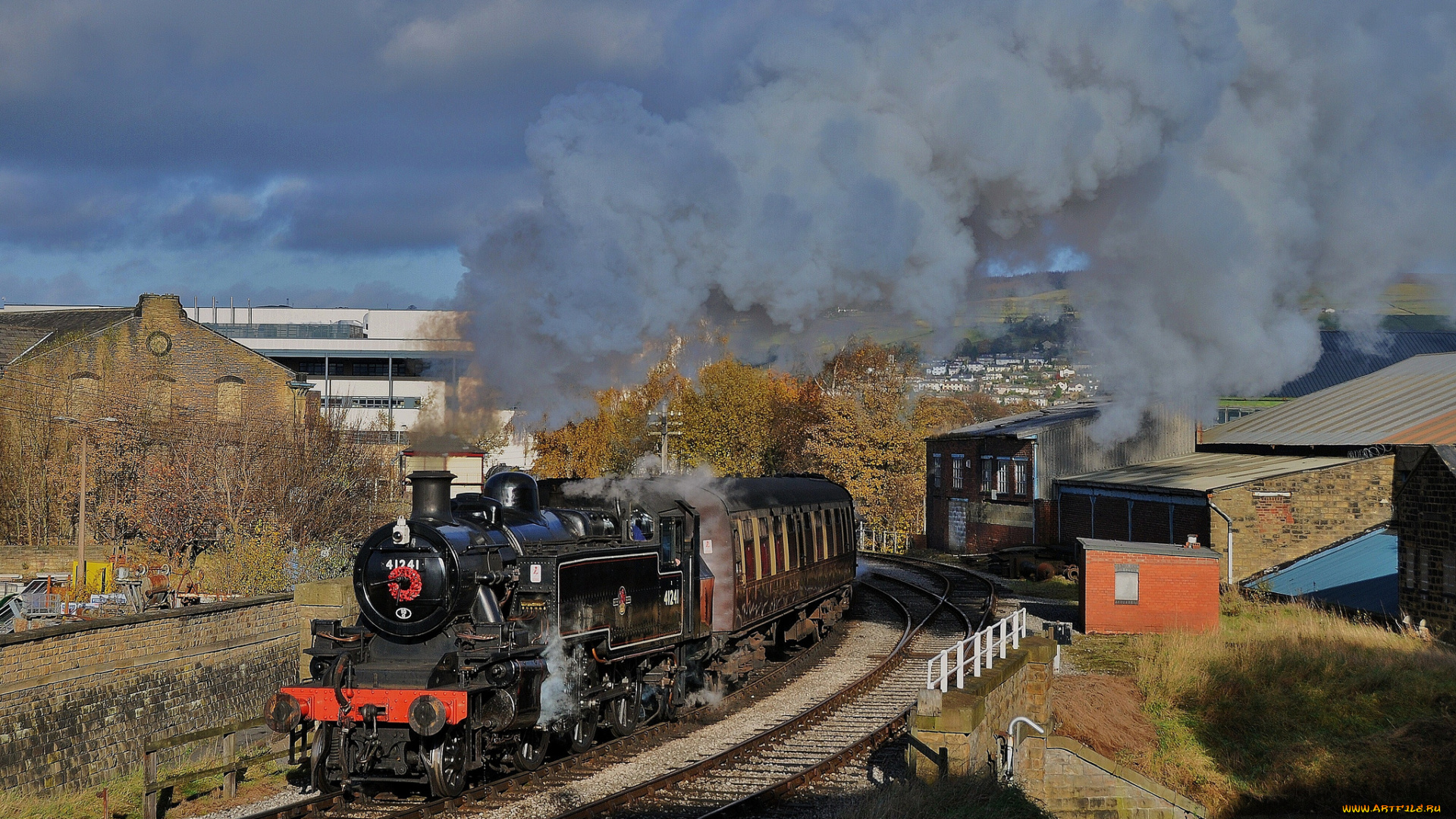 техника, паровозы, паровоз, рельсы, дорога, железная