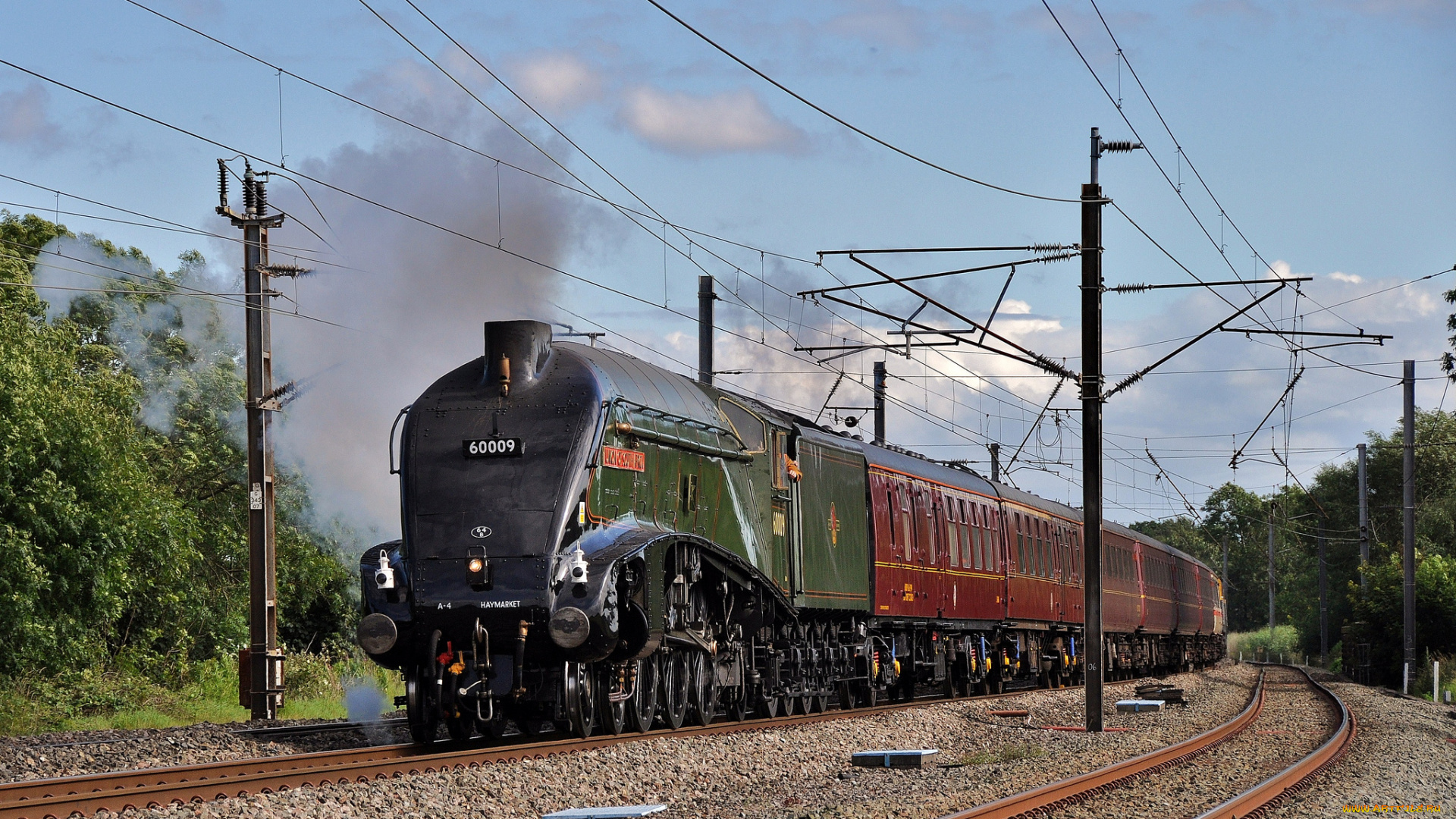 техника, паровозы, паровоз, рельсы, дорога, железная